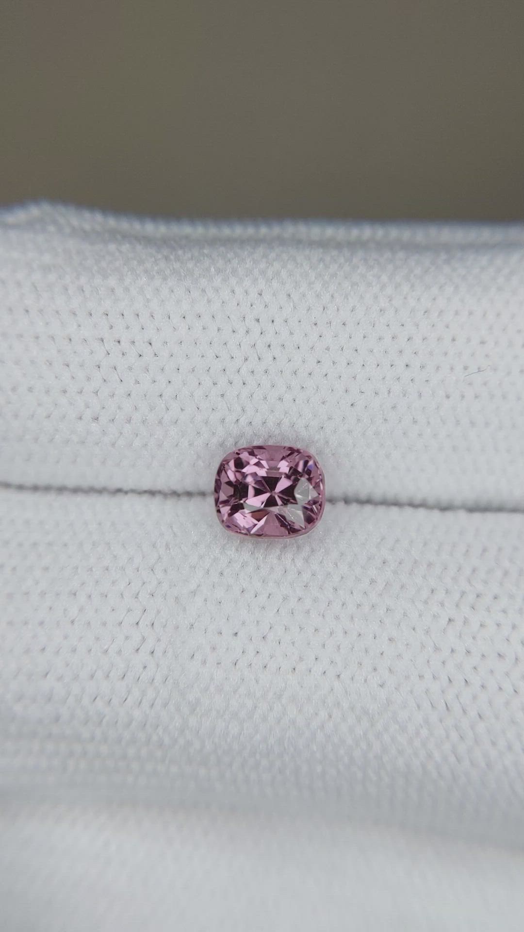 1.15 Ct. Purplish Pink Spinel from Burma (Myanmar) Size Video