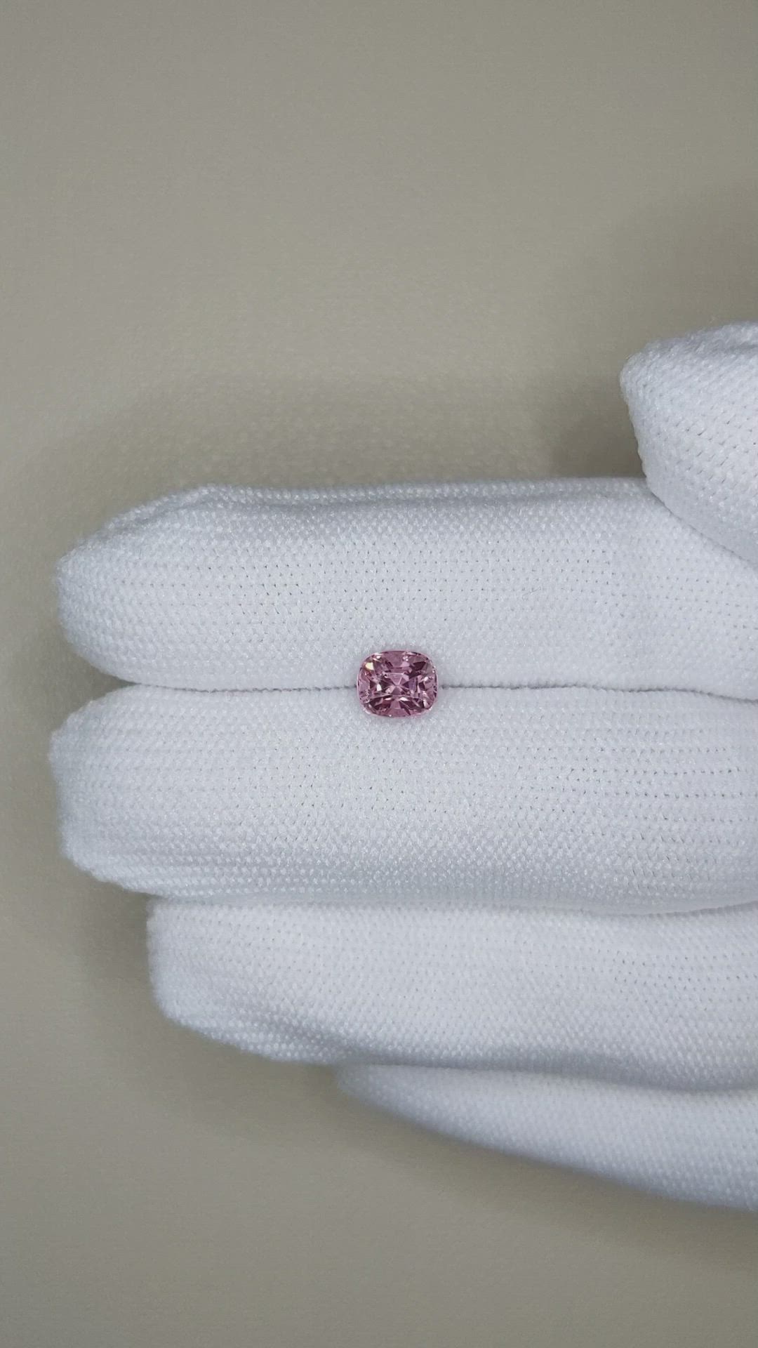 1.15 Ct. Purplish Pink Spinel from Burma (Myanmar) Size Video