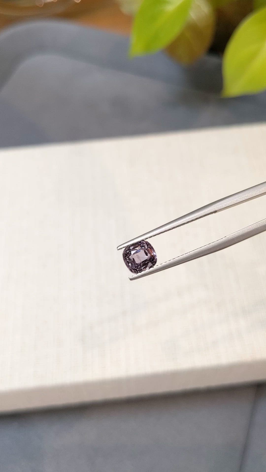 1.30 Ct. Purple Spinel from Burma (Myanmar) Size Video