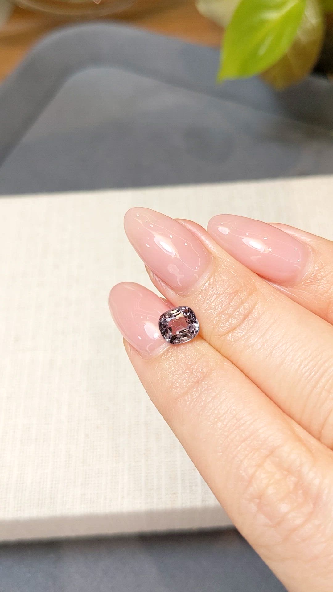 1.40 Ct. Purple Spinel from Burma (Myanmar) Size Video