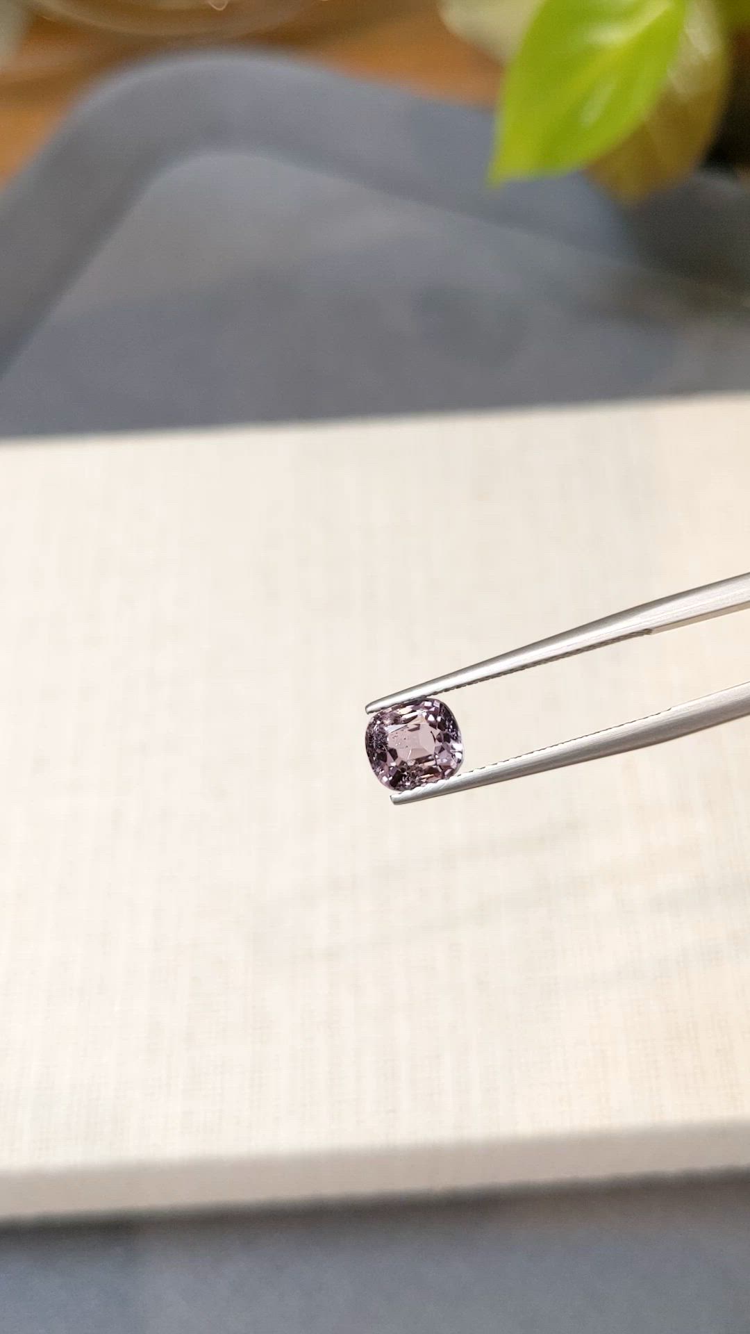 1.40 Ct. Purple Spinel from Burma (Myanmar) Size Video