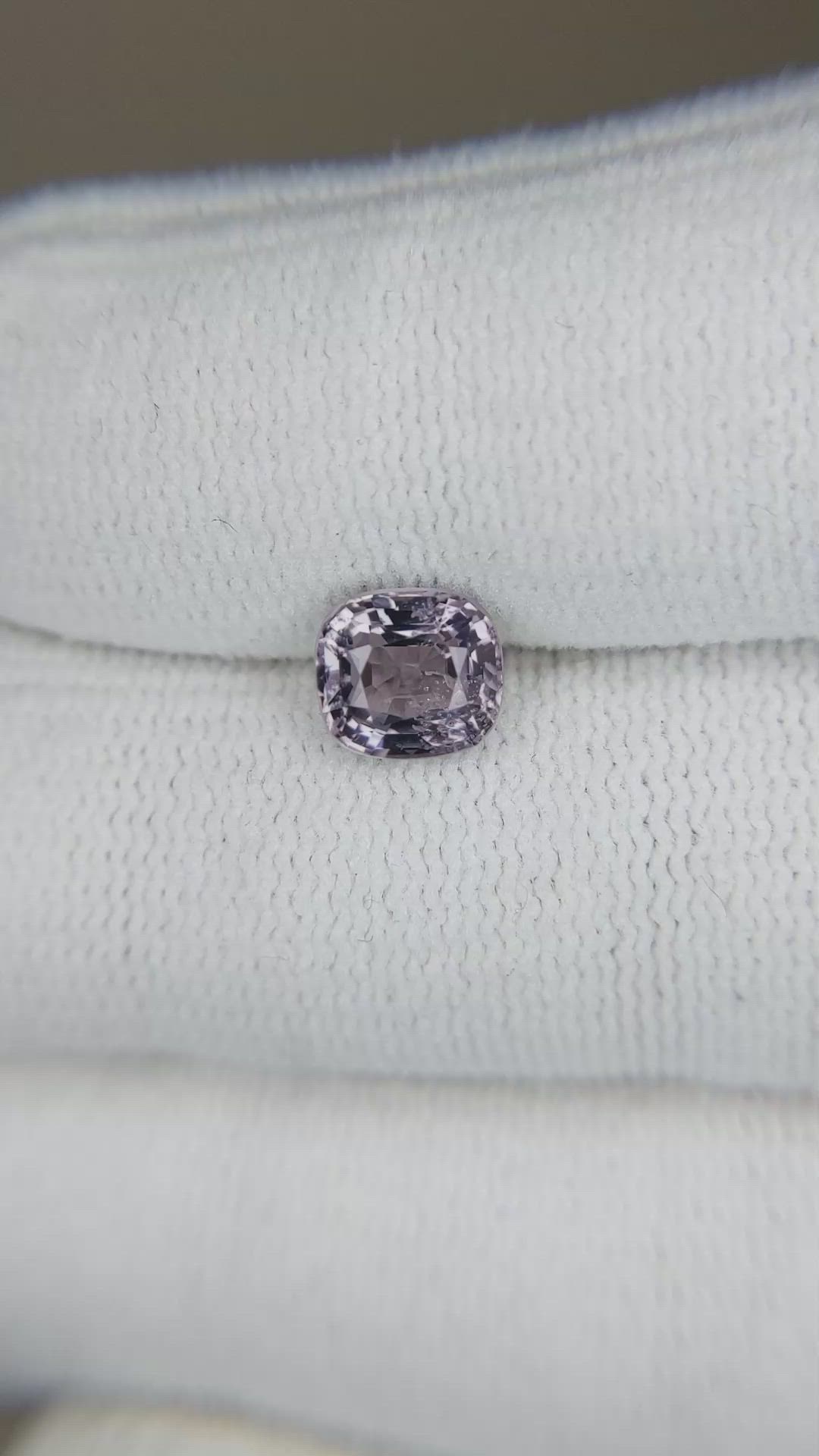 1.40 Ct. Purple Spinel from Burma (Myanmar) Size Video