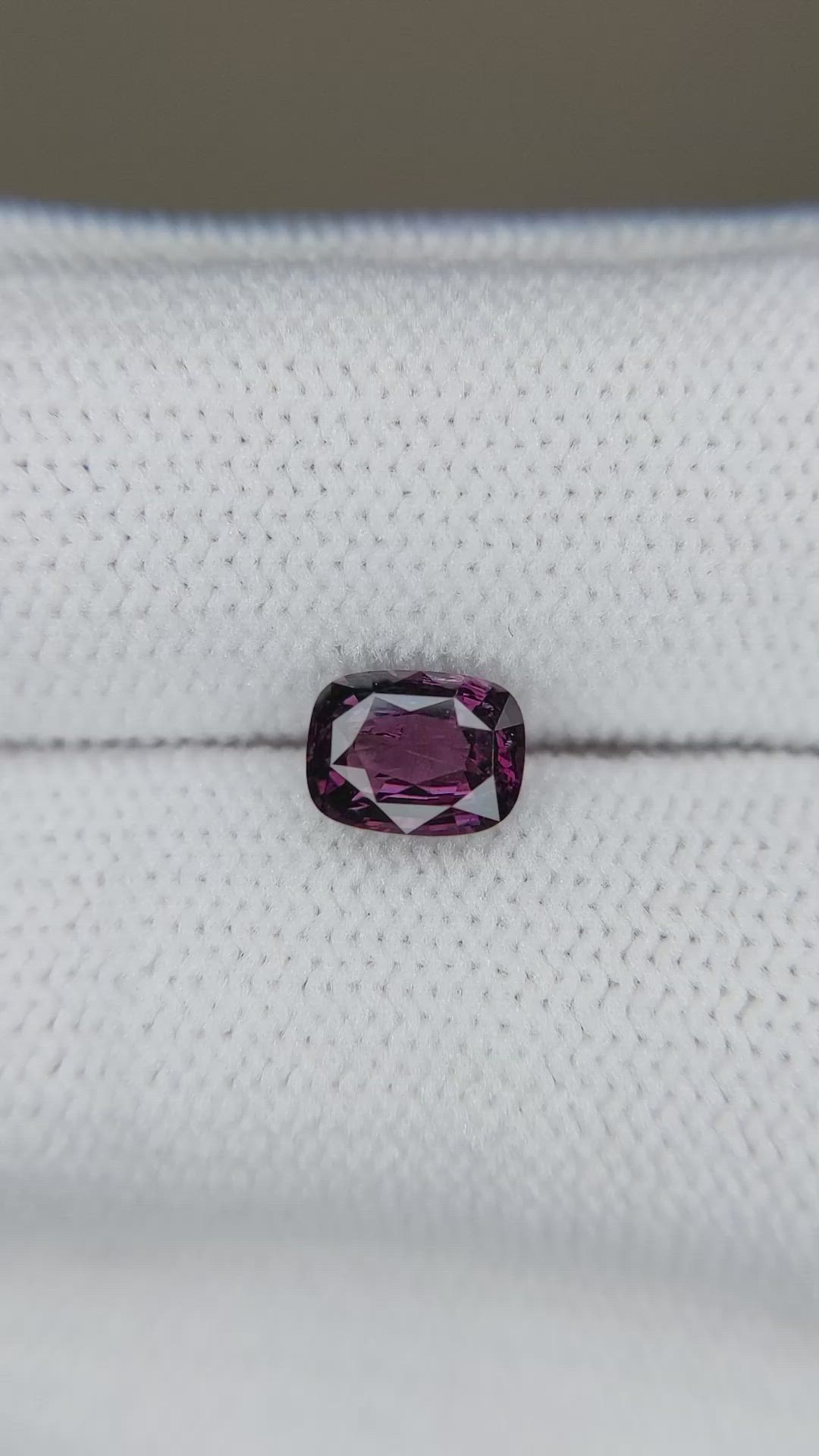 1.03 Ct. Purple Spinel from Burma (Myanmar) Size Video