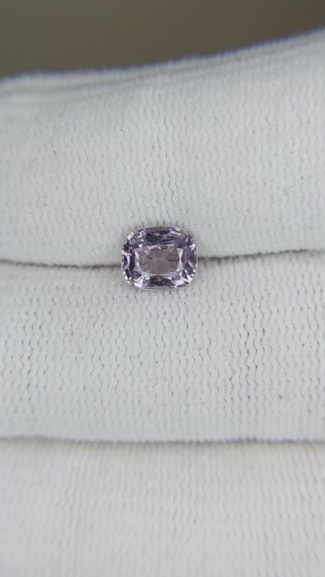 1.22 Ct. Purple Spinel from Burma (Myanmar) Size Video