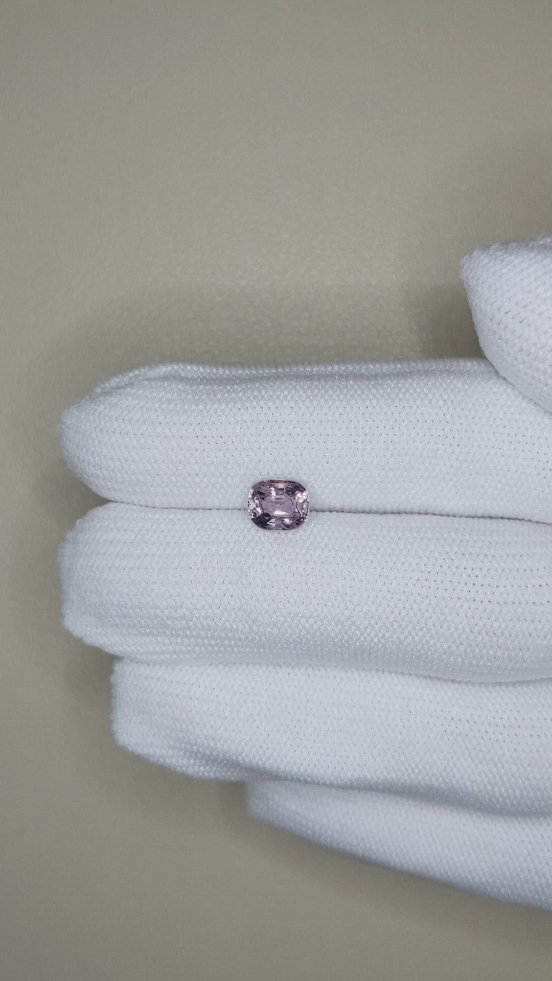 1.15 Ct. Purple Spinel from Burma (Myanmar) Size Video