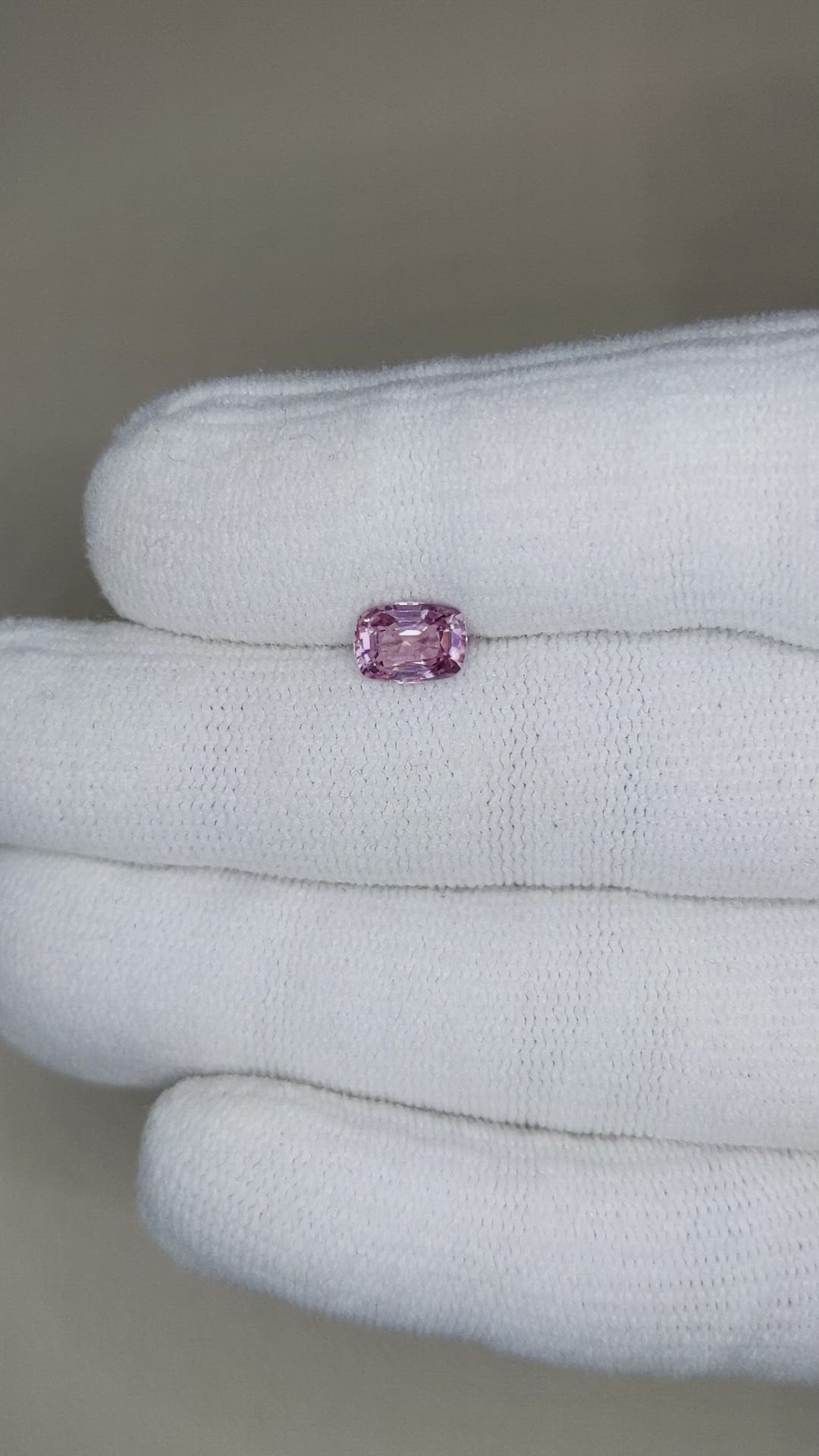 1.10 Ct. Pink Spinel from Burma (Myanmar) Size Video