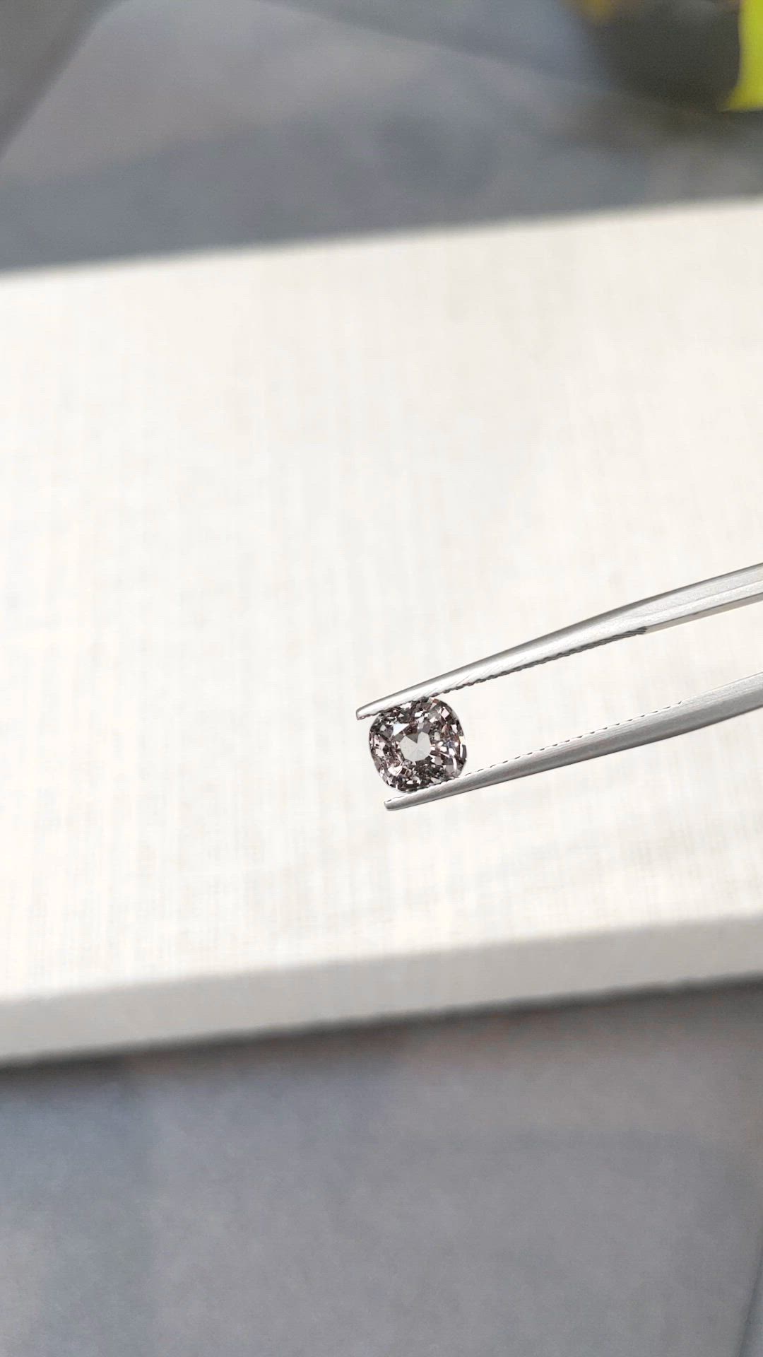 1.20 Ct. Grey Spinel from Burma (Myanmar) Size Video