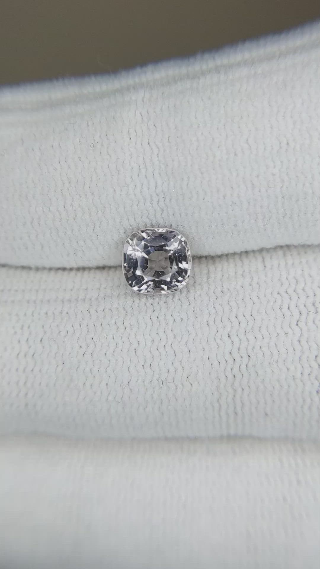 1.20 Ct. Grey Spinel from Burma (Myanmar) Size Video