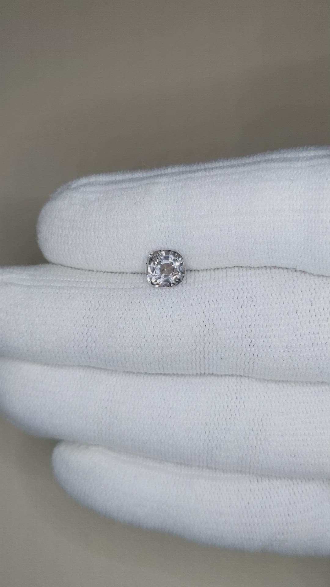 1.20 Ct. Grey Spinel from Burma (Myanmar) Size Video