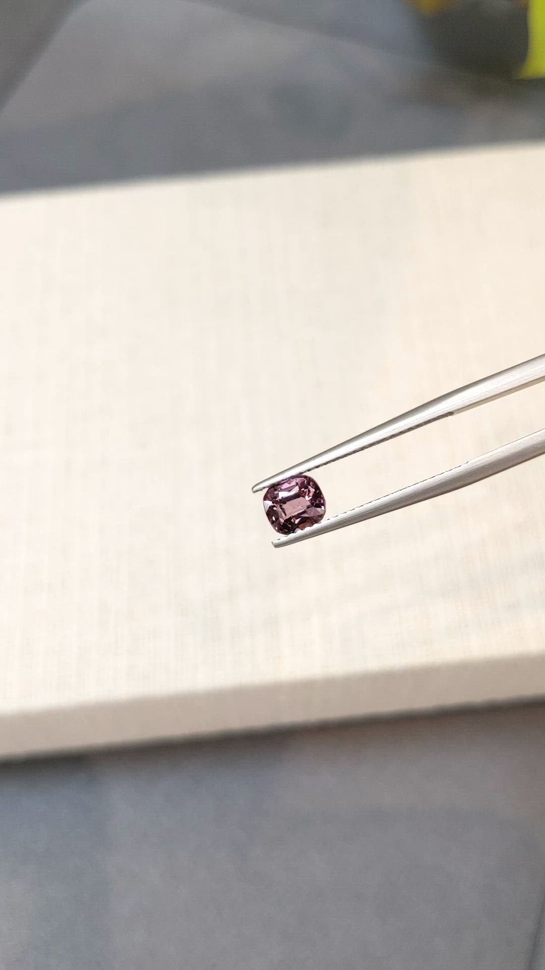 1.05 Ct. Purple Spinel from Burma (Myanmar) Size Video