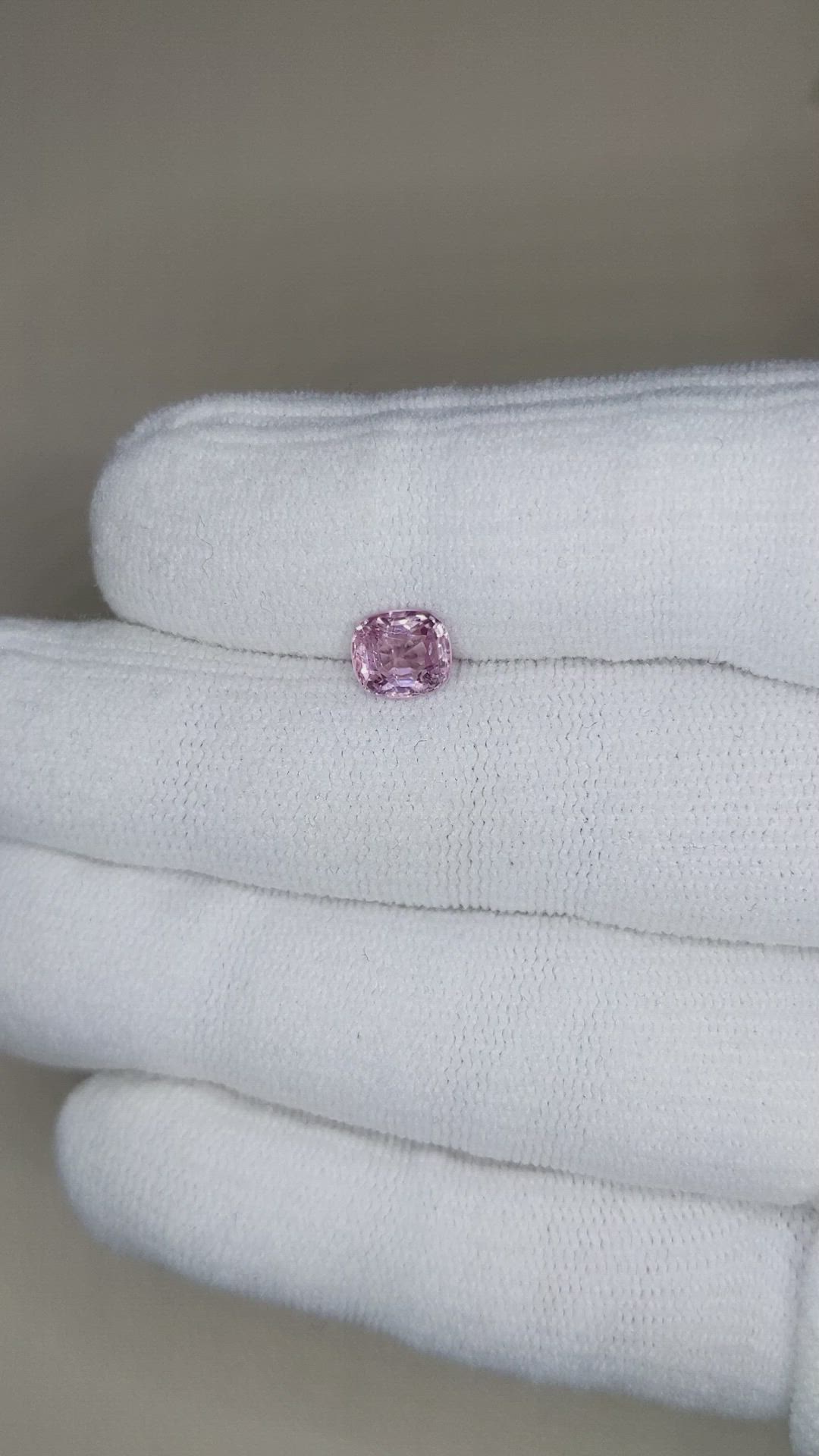 1.14 Ct. Pink Spinel from Burma (Myanmar) Size Video