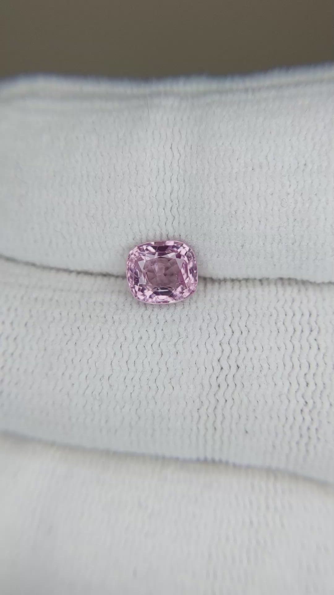 1.14 Ct. Pink Spinel from Burma (Myanmar) Size Video