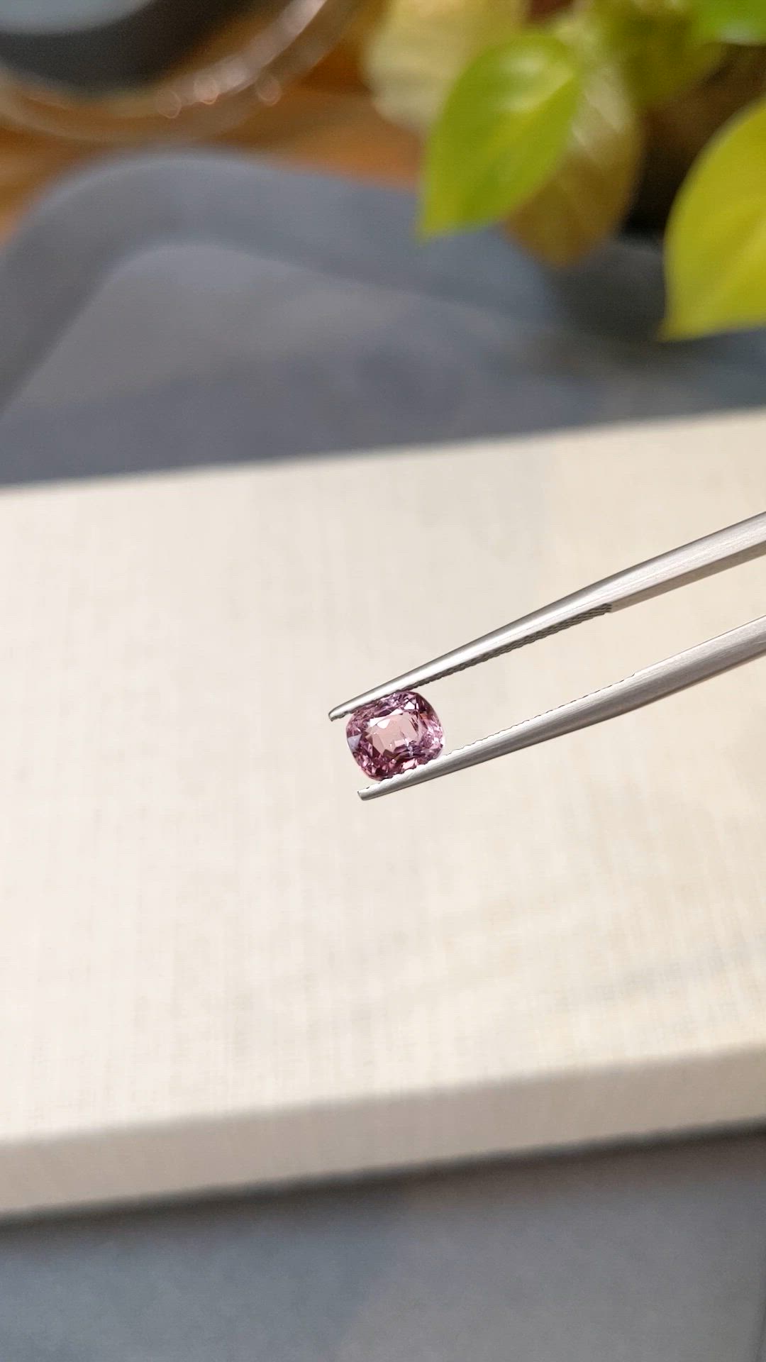 1.14 Ct. Pink Spinel from Burma (Myanmar) Size Video