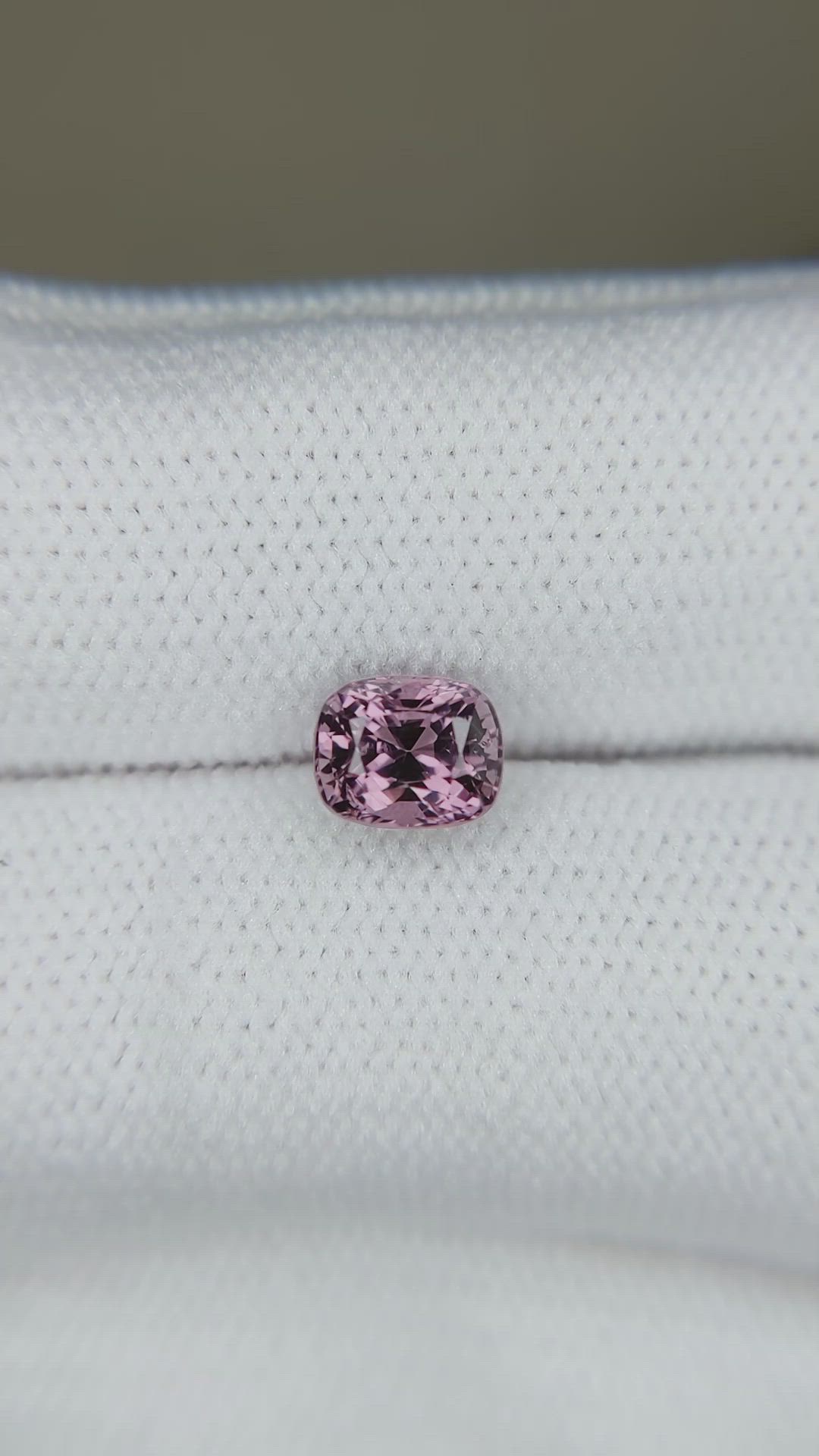 1.14 Ct. Pinkish Purple Spinel from Burma (Myanmar) Size Video