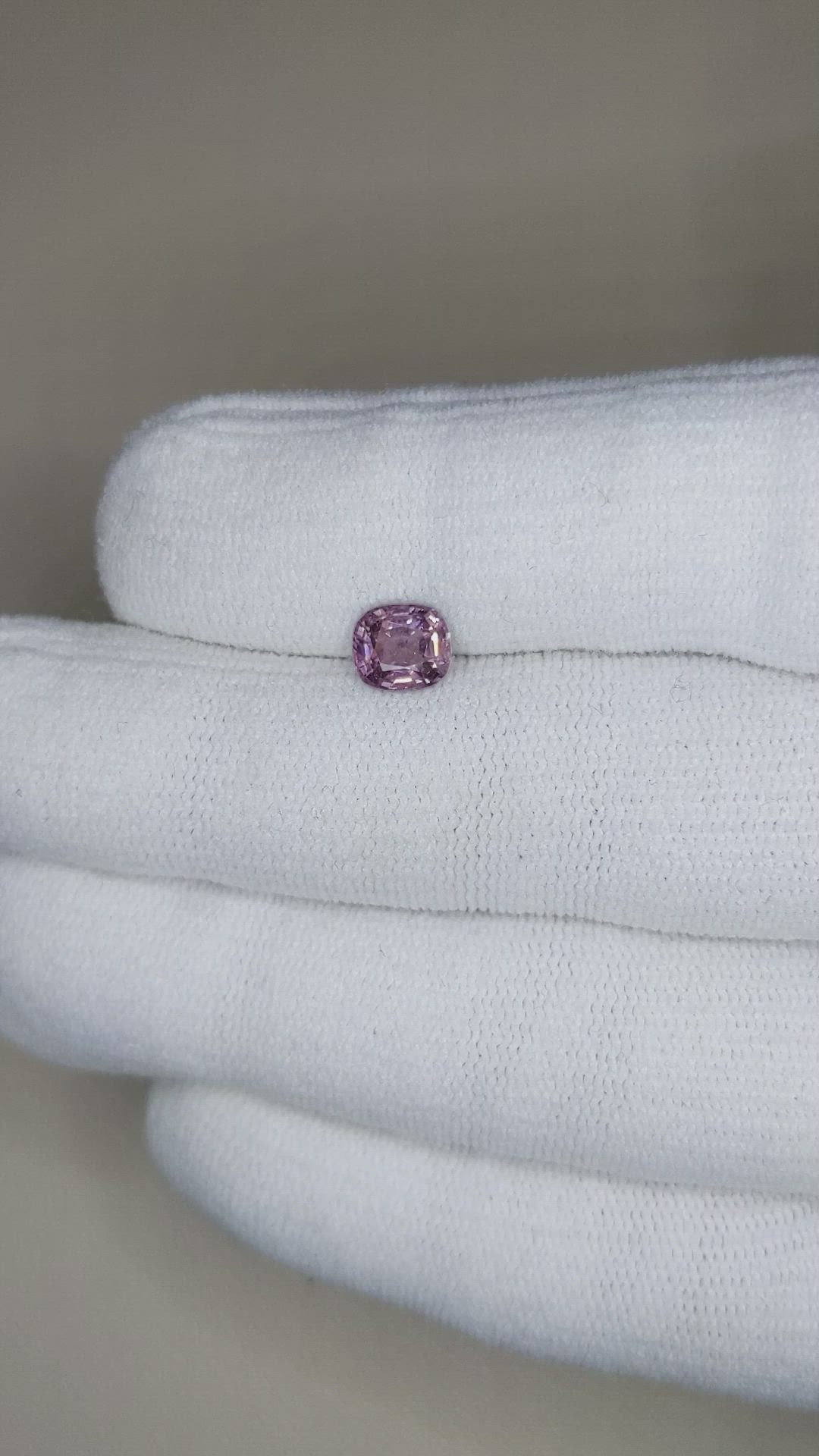 1.05 Ct. Purple Spinel from Burma (Myanmar) Size Video