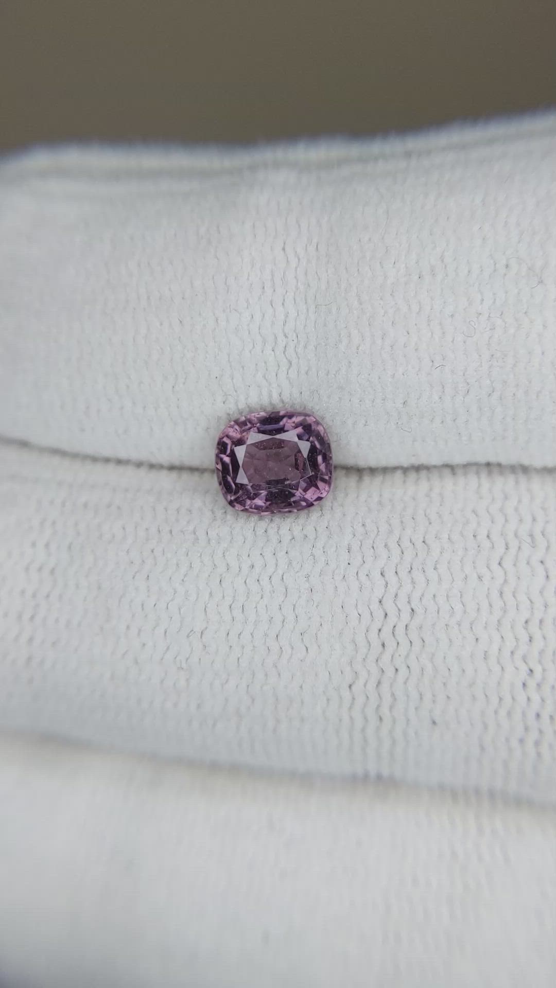 1.05 Ct. Purple Spinel from Burma (Myanmar) Size Video