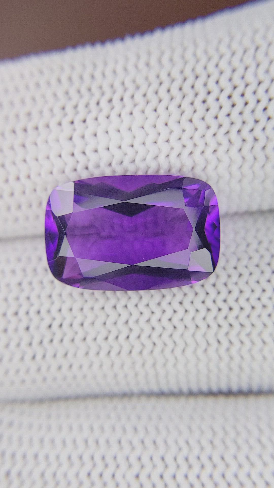 6.99 Ct. Purple Amethyst from Ceylon (Sri Lanka) Size Video