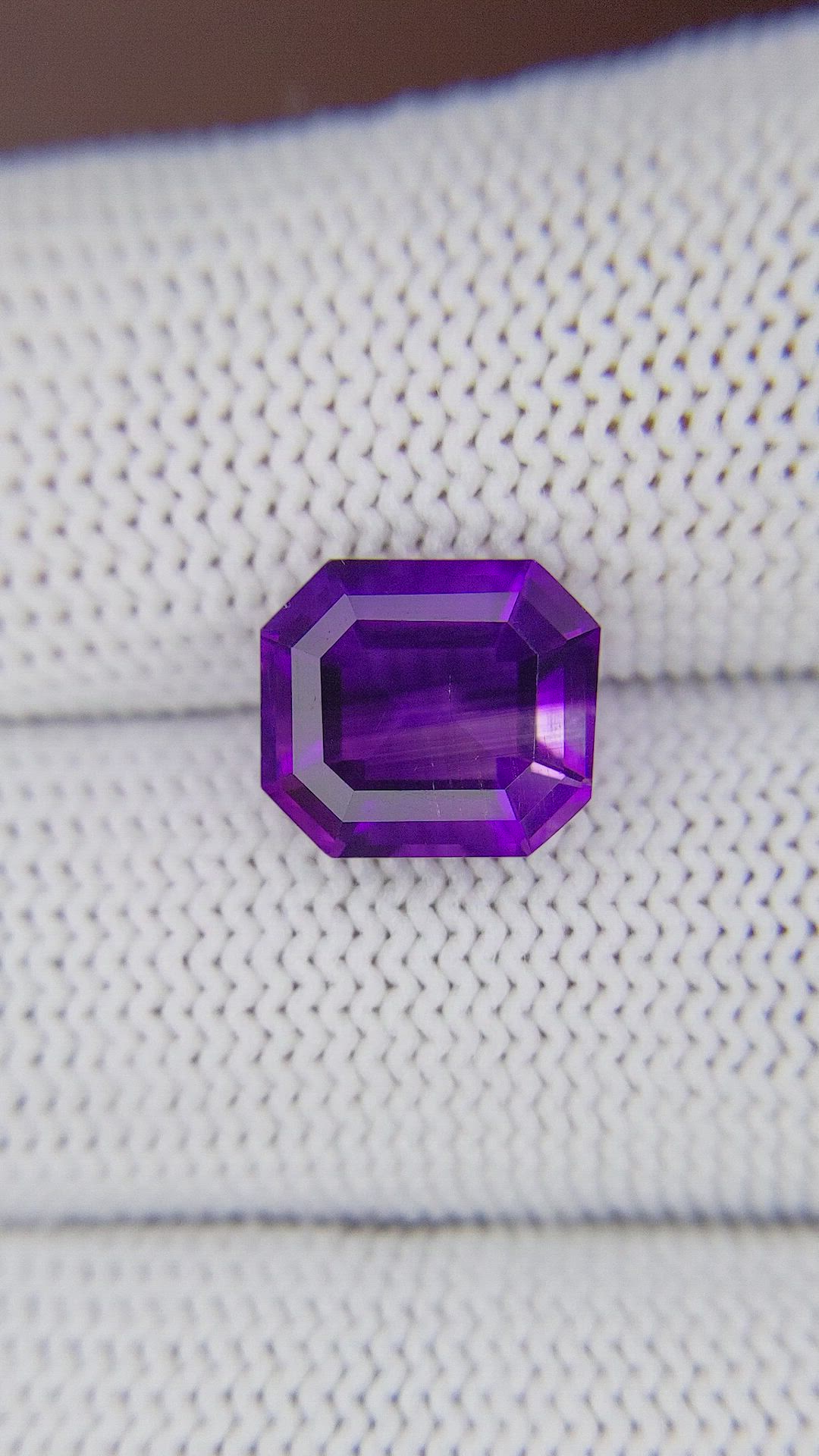 3.55 Ct. Purple Amethyst from Ceylon (Sri Lanka) Size Video