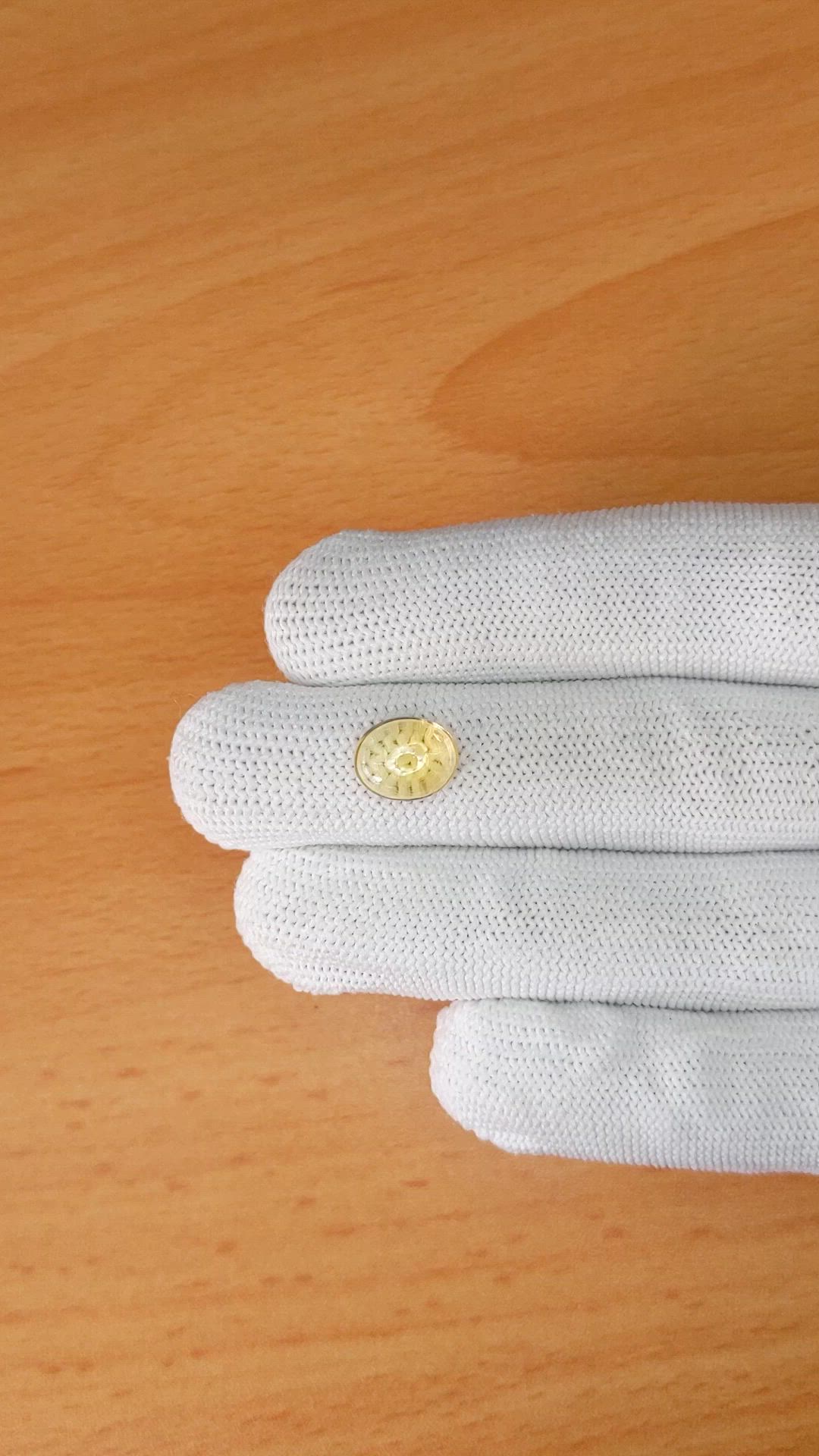 2.50 Ct. Yellow Cabochon Citrine from Ceylon (Sri Lanka) Size Video