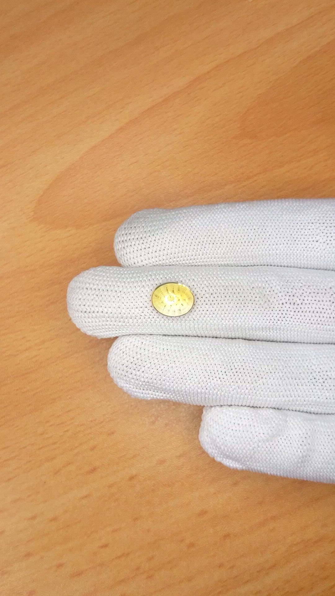 2.67 Ct. Yellow Cabochon Citrine from Ceylon (Sri Lanka) Size Video