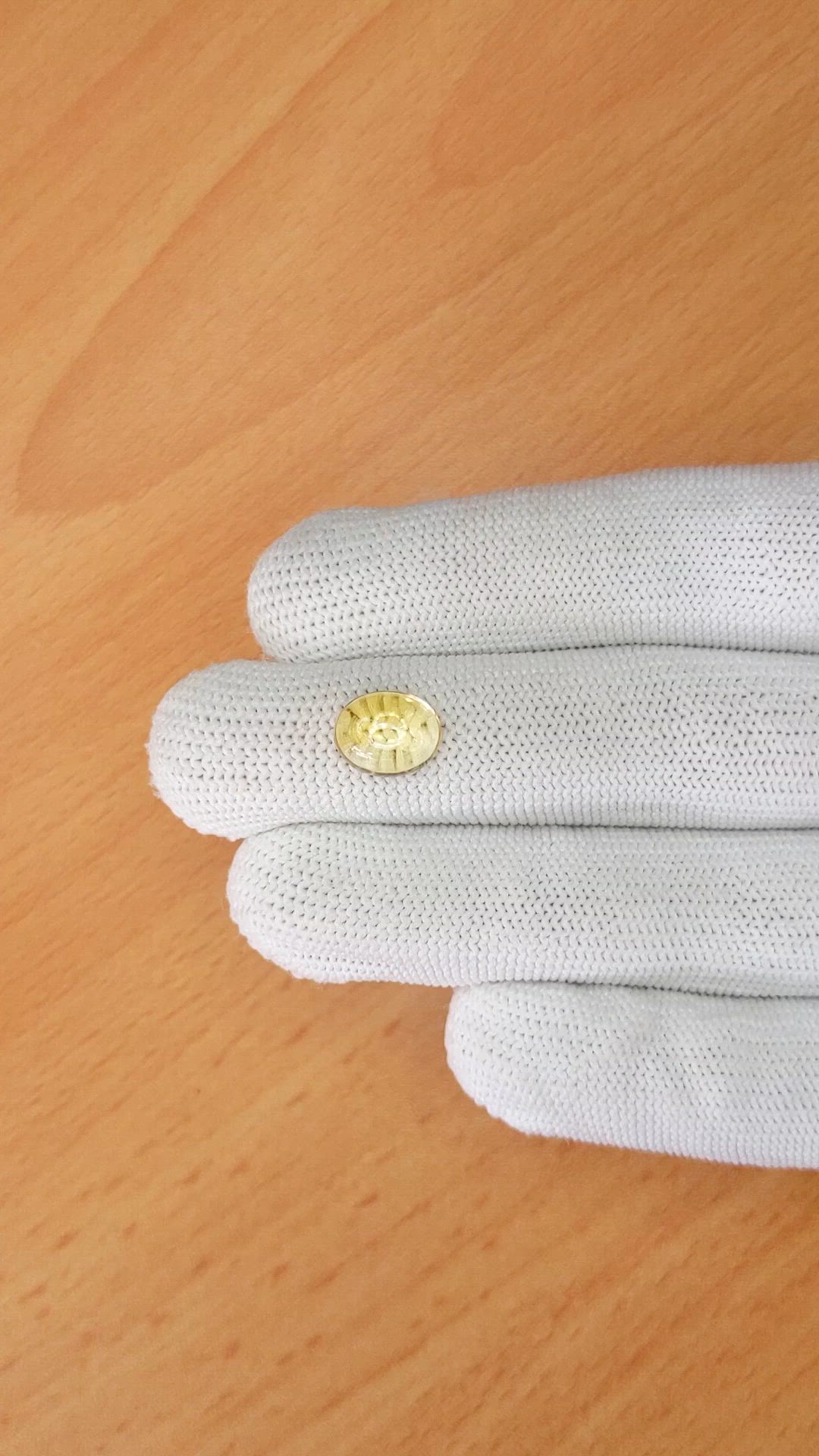 2.67 Ct. Yellow Cabochon Citrine from Ceylon (Sri Lanka) Size Video