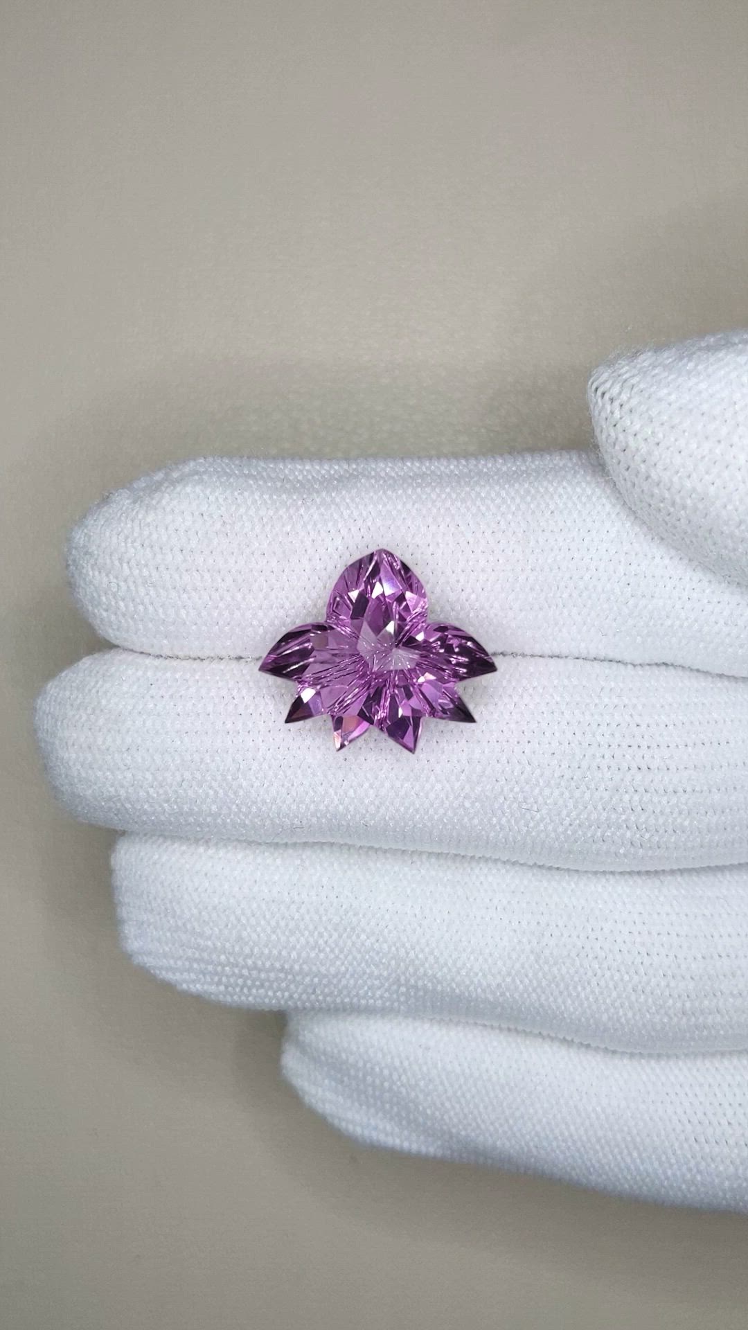 10.39 Ct. Purple Amethyst from Brazil Size Video