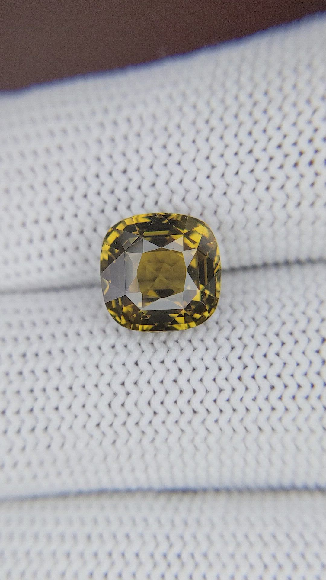 4.75 Ct. Greenish Yellow Chrysoberyl from Madagascar Size Video