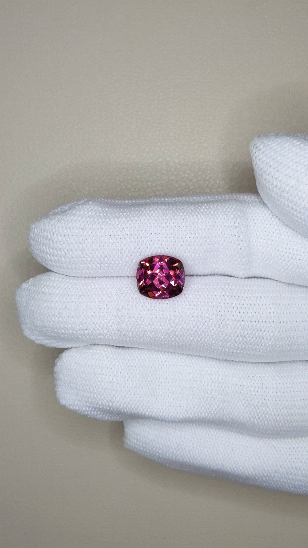 4.29 Ct. Pinkish Purple Garnet from Tanzania Size Video