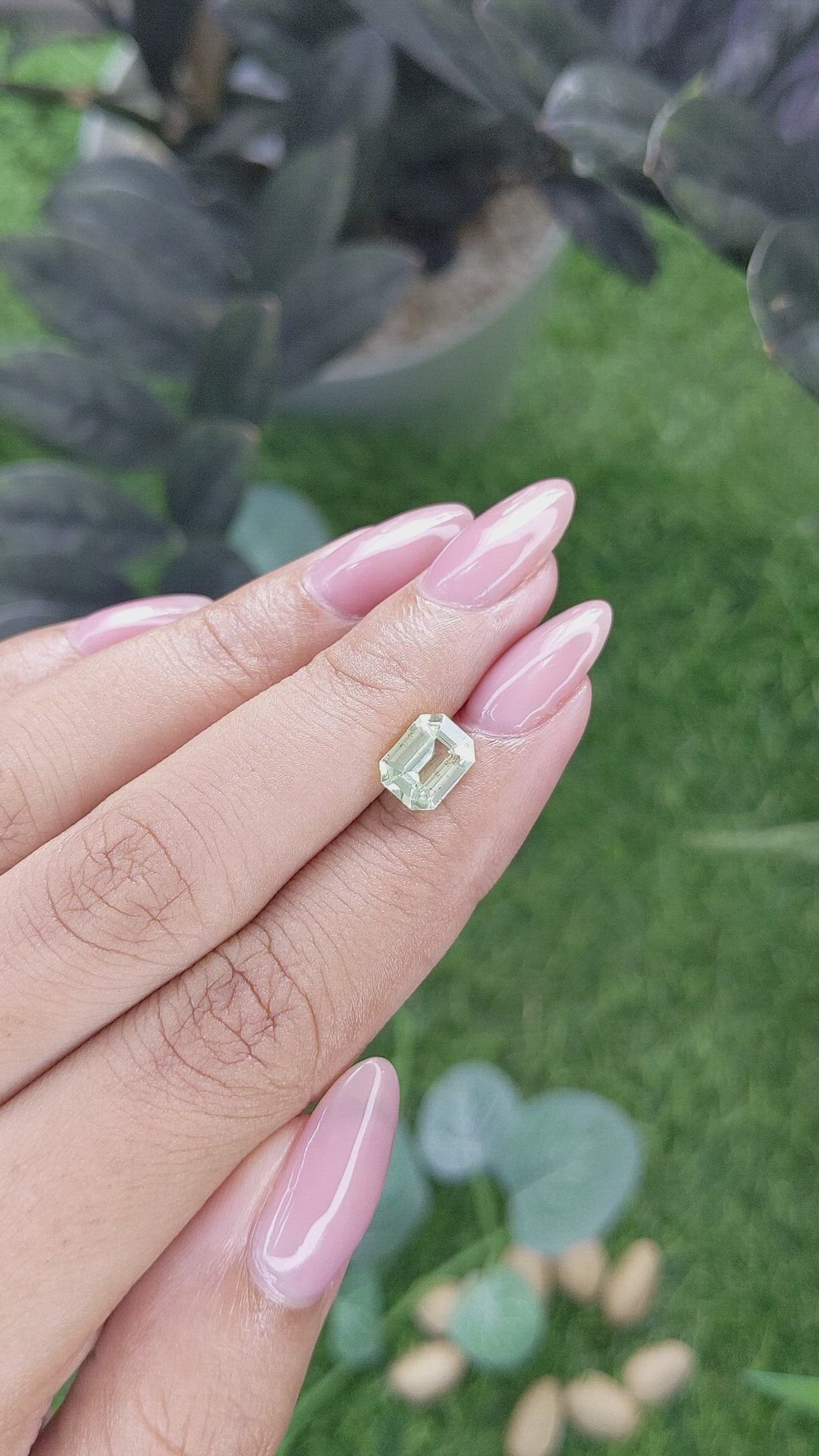 1.56 Ct. Green Chrysoberyl from Tanzania Size Video