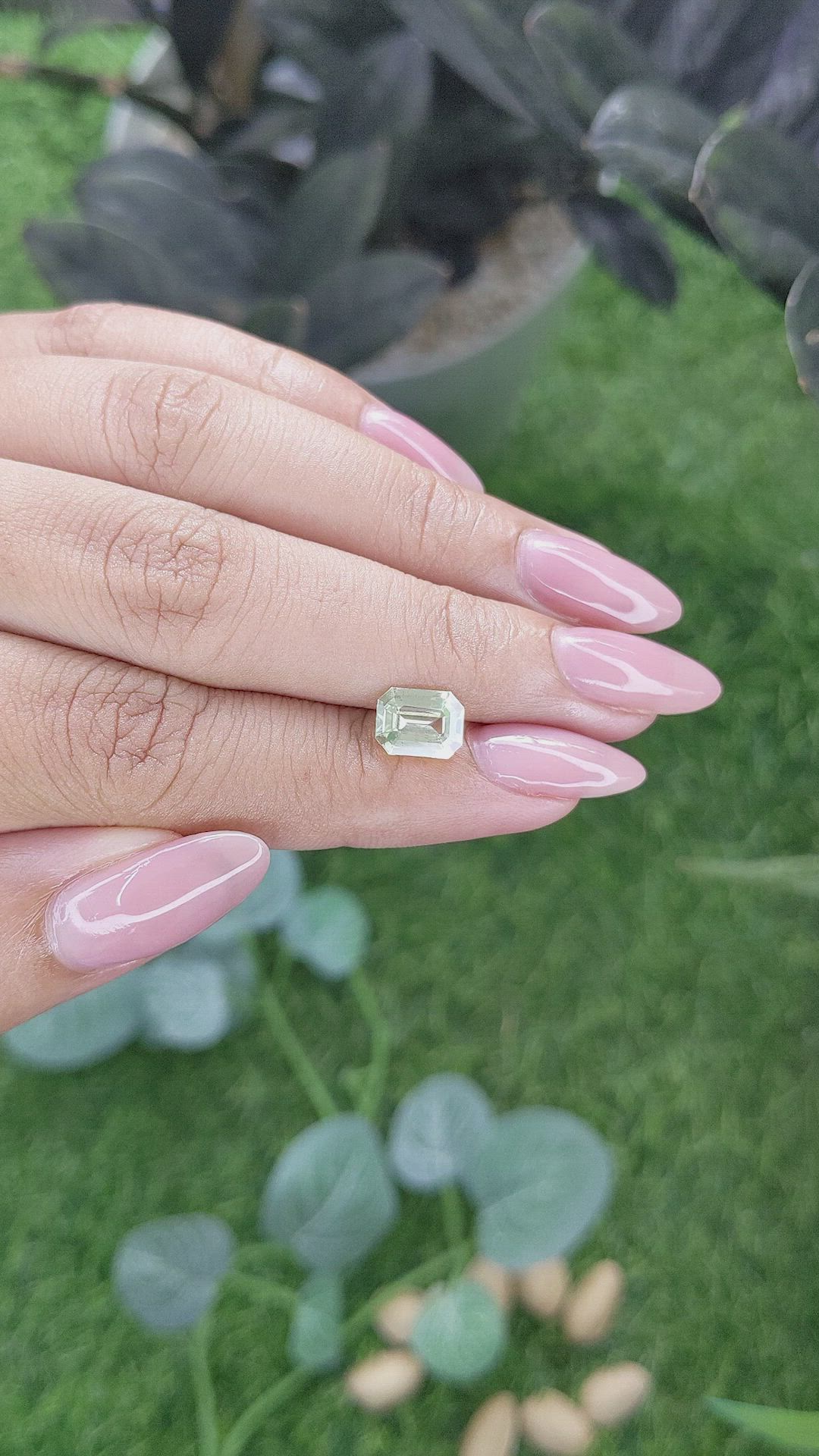 1.56 Ct. Green Chrysoberyl from Tanzania Size Video