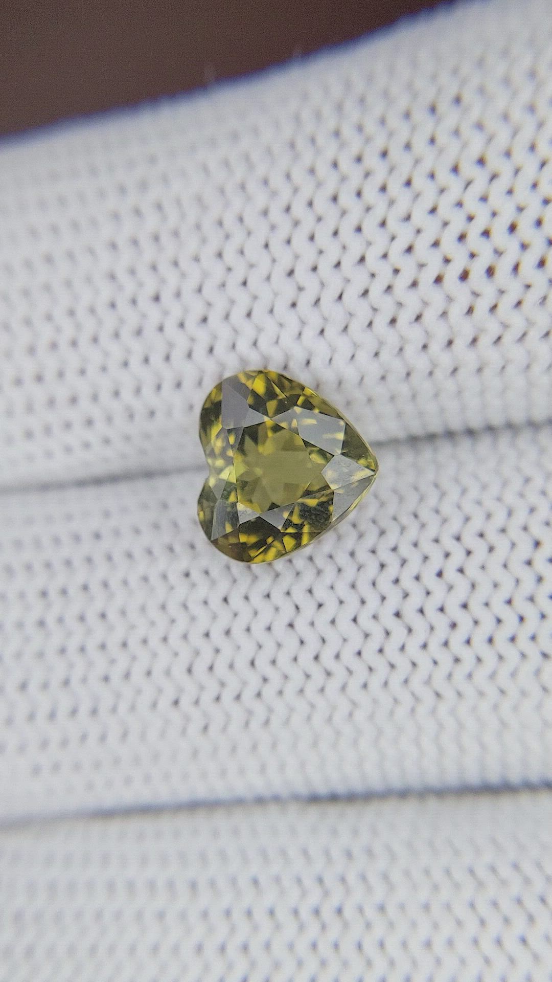 2.95 Ct. Greenish Yellow Chrysoberyl from Tanzania Size Video