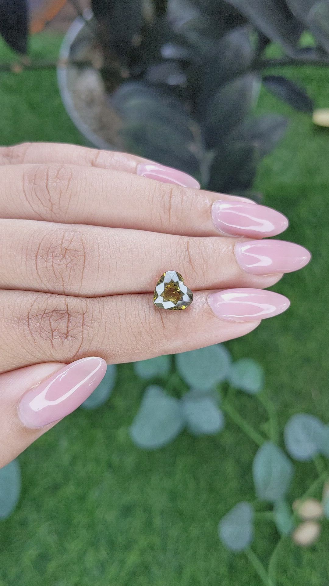 2.95 Ct. Greenish Yellow Chrysoberyl from Tanzania Size Video