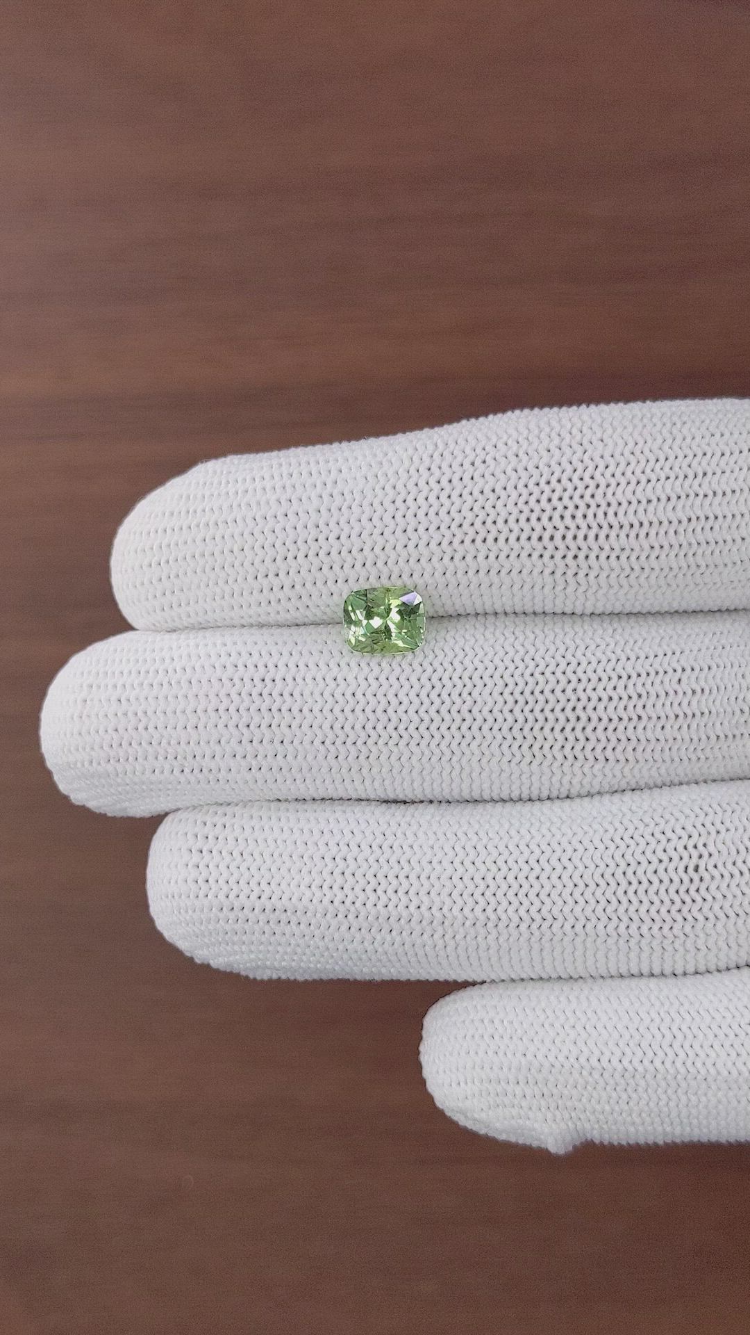 1.71 Ct. Green Chrysoberyl from Tanzania Size Video
