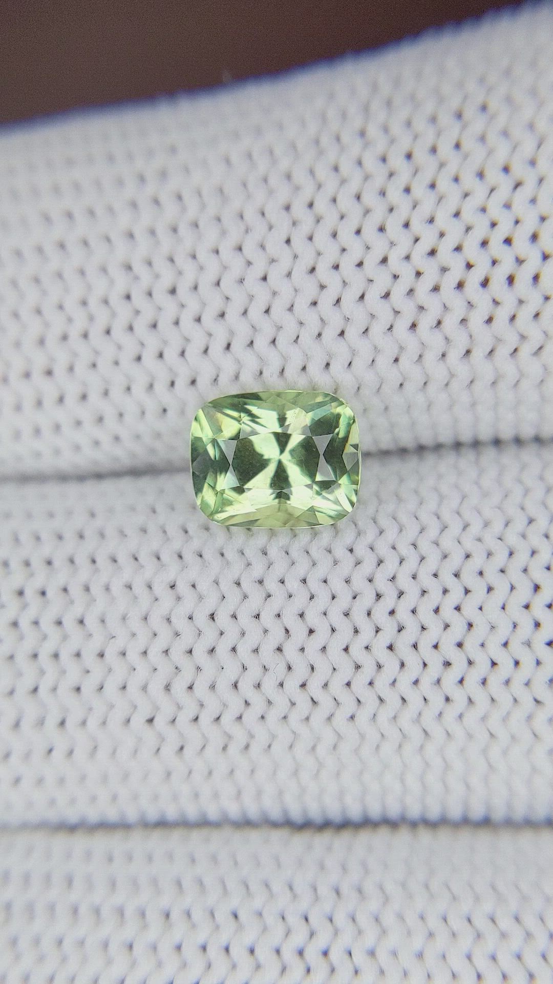 1.71 Ct. Green Chrysoberyl from Tanzania Size Video