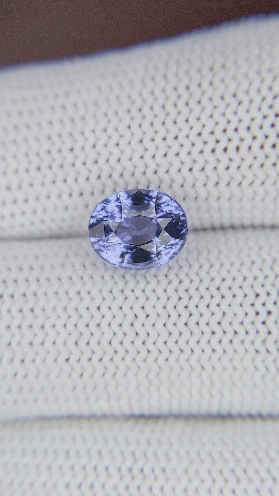 3.05 Ct. Purplish Blue Spinel from Tanzania Size Video