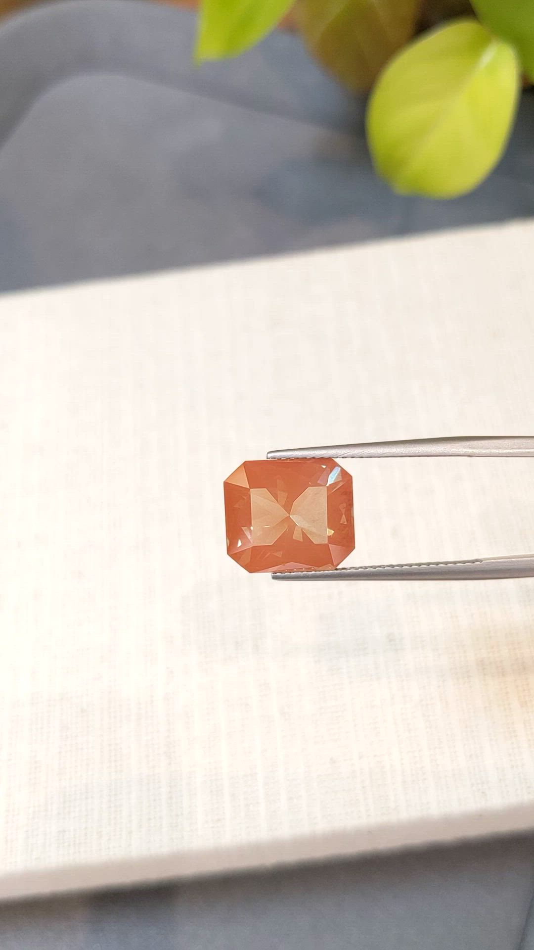 2.48 Ct. Orangish Brown Andesine from Africa Size Video