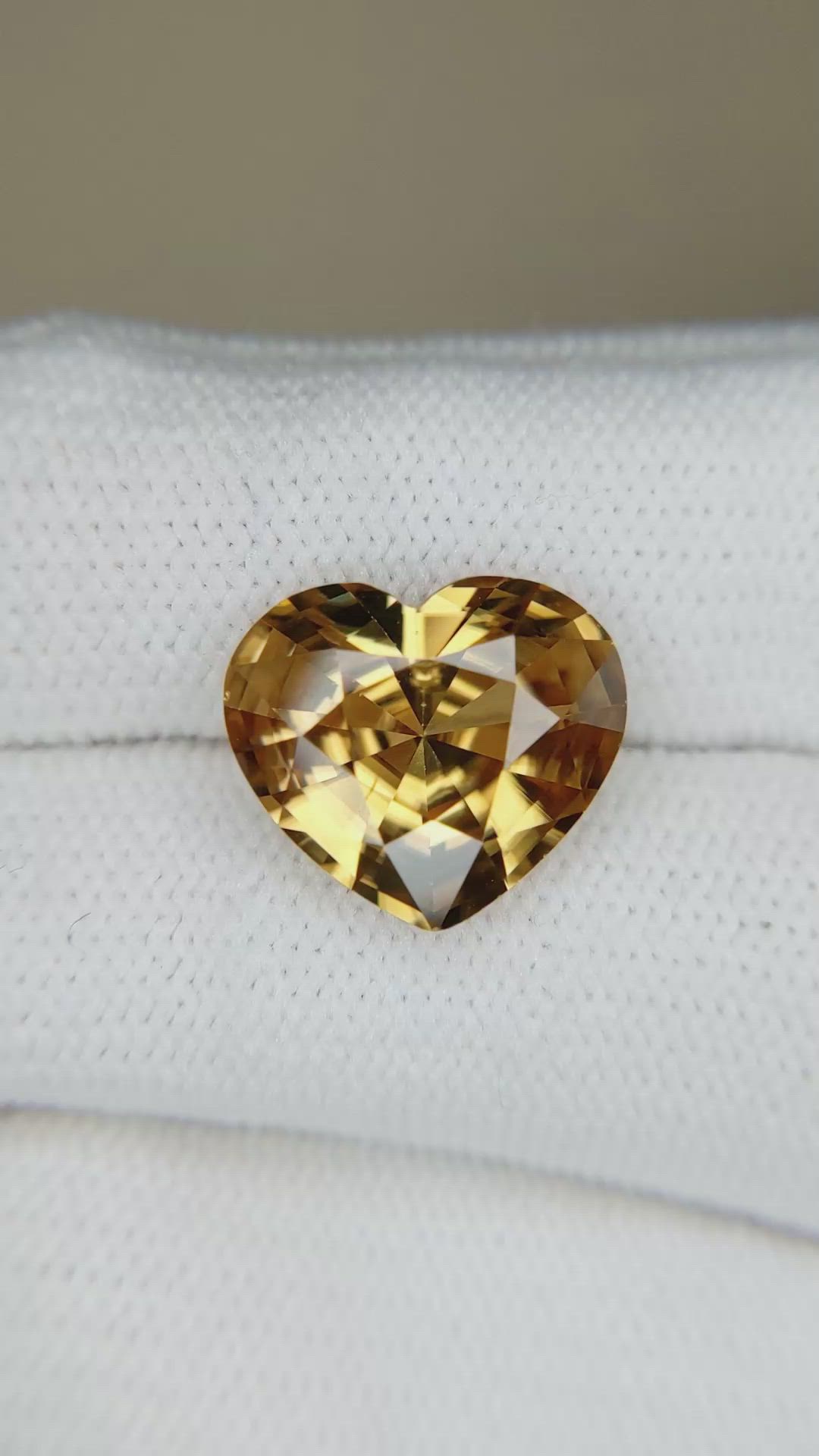9.43 Ct. Yellowish Brown Zircon from Cambodia Size Video