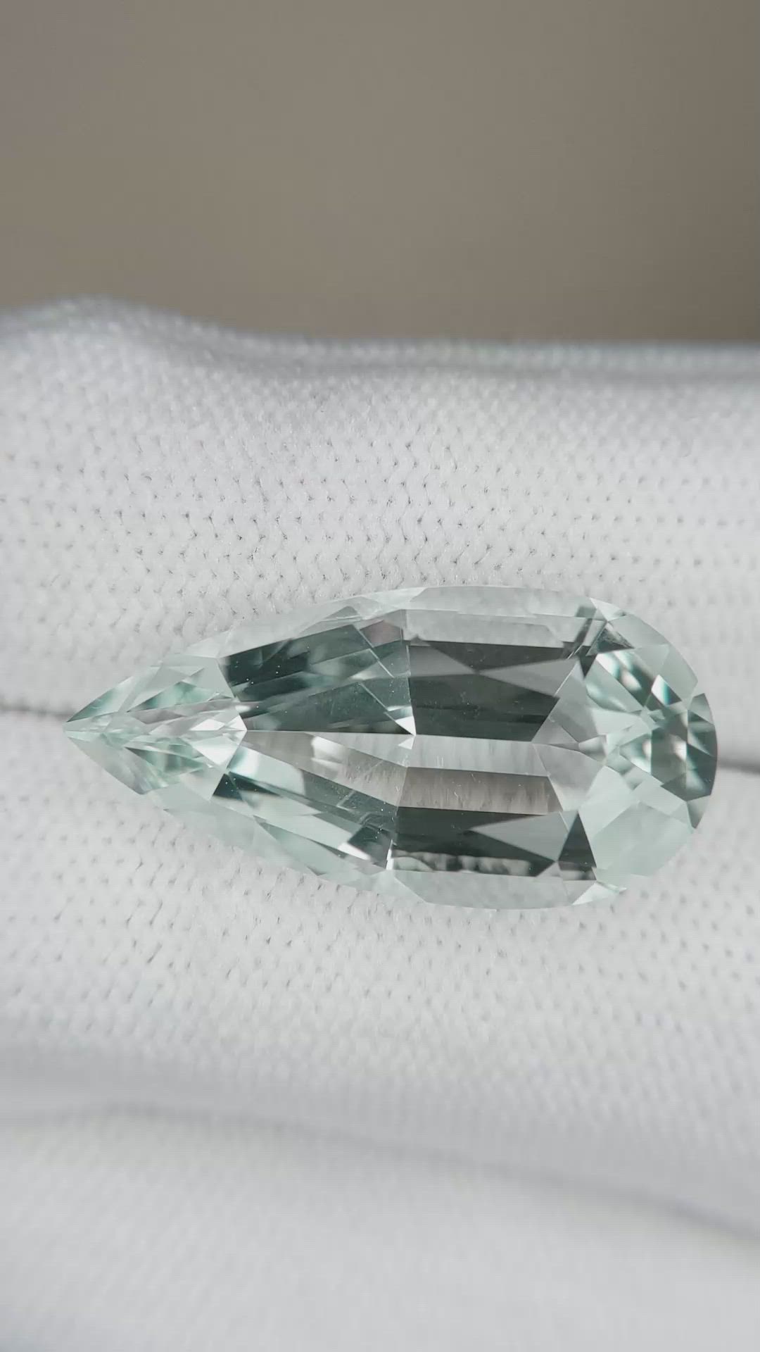 11.85 Ct. Bluish Green Aquamarine from Brazil Size Video