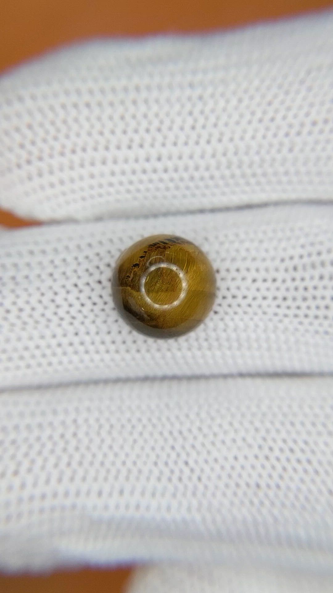 4.48 Ct. Cabochon Tiger's Eye from South Africa Size Video