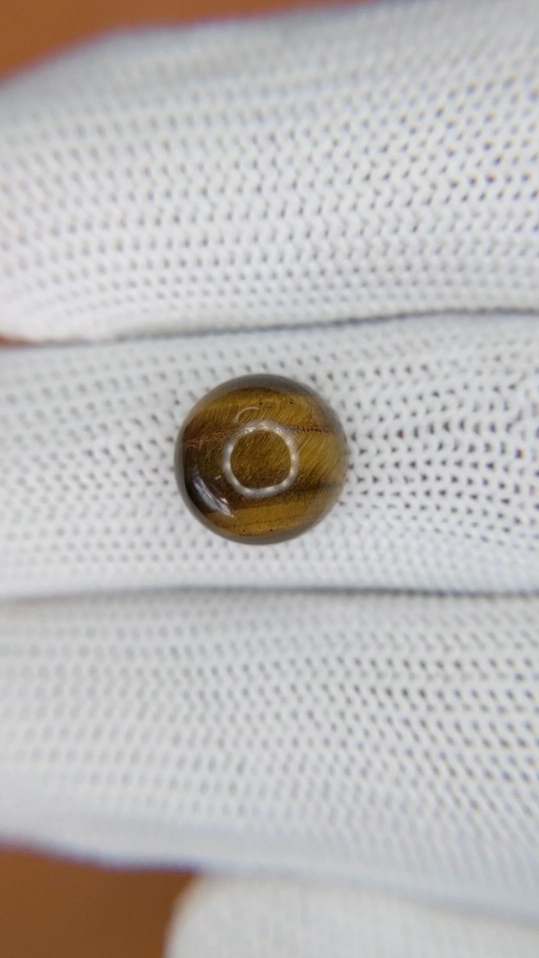 4.59 Ct. Cabochon Tiger's Eye from South Africa Size Video