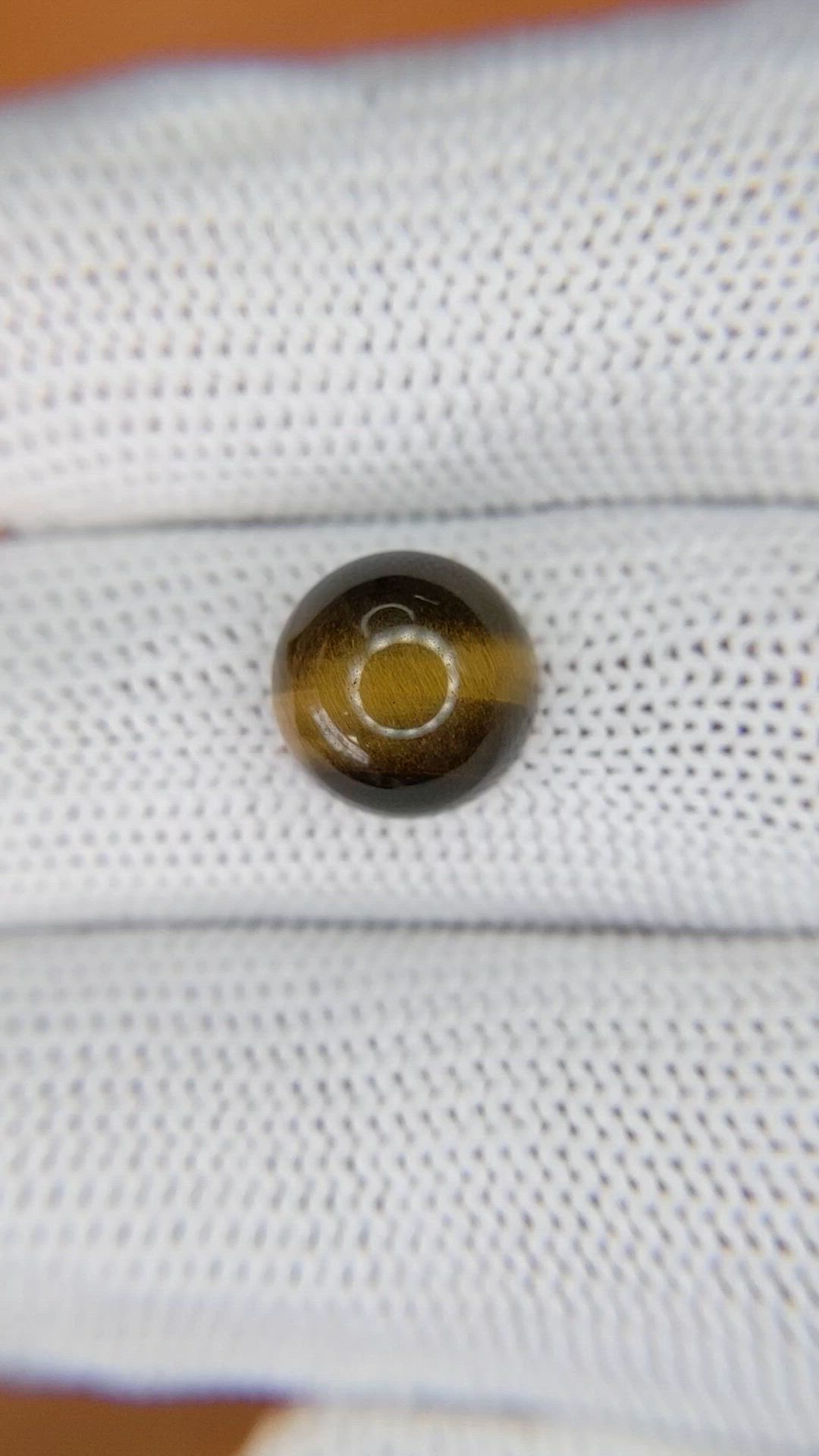 4.36 Ct. Cabochon Tiger's Eye from South Africa Size Video