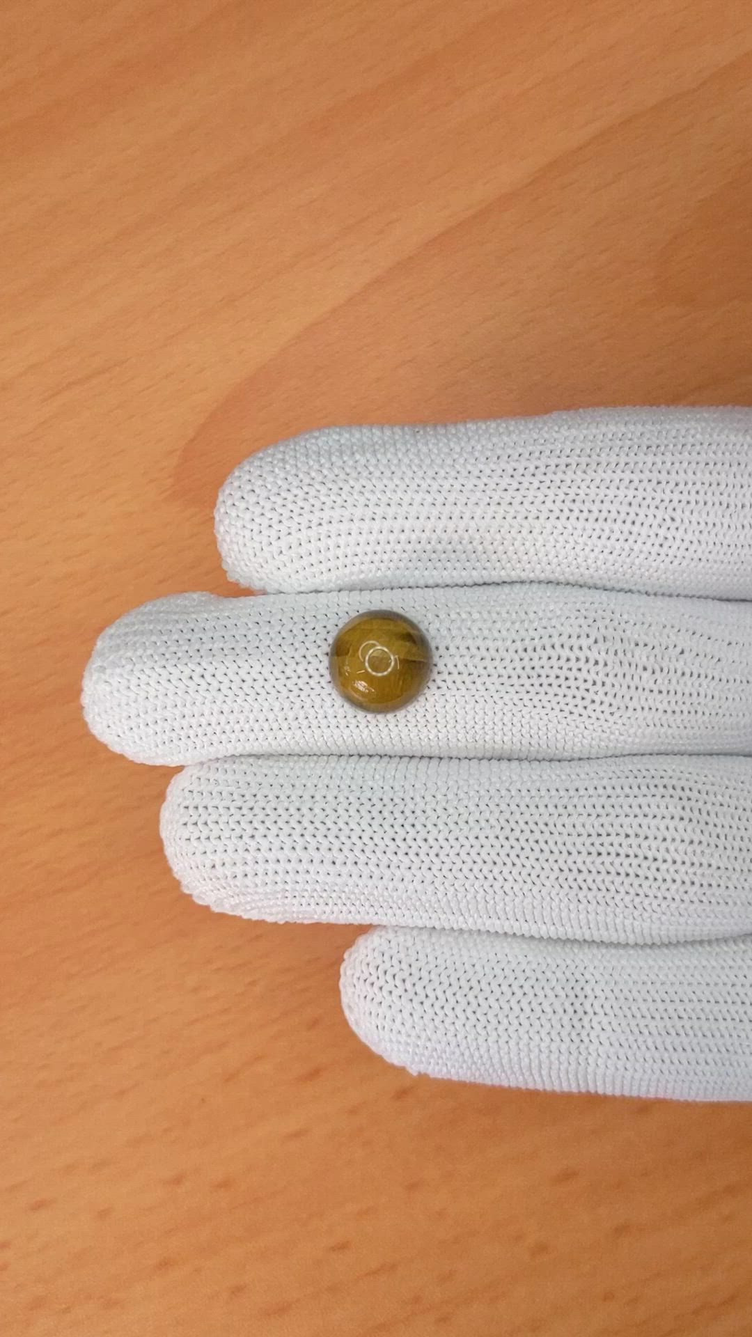 4.24 Ct. Cabochon Tiger's Eye from South Africa Size Video