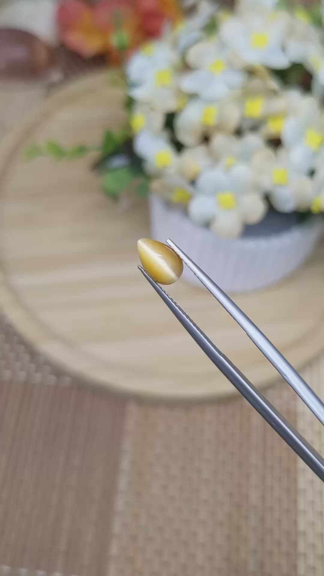 1.16 Ct. Cabochon Tiger's Eye from South Africa Size Video