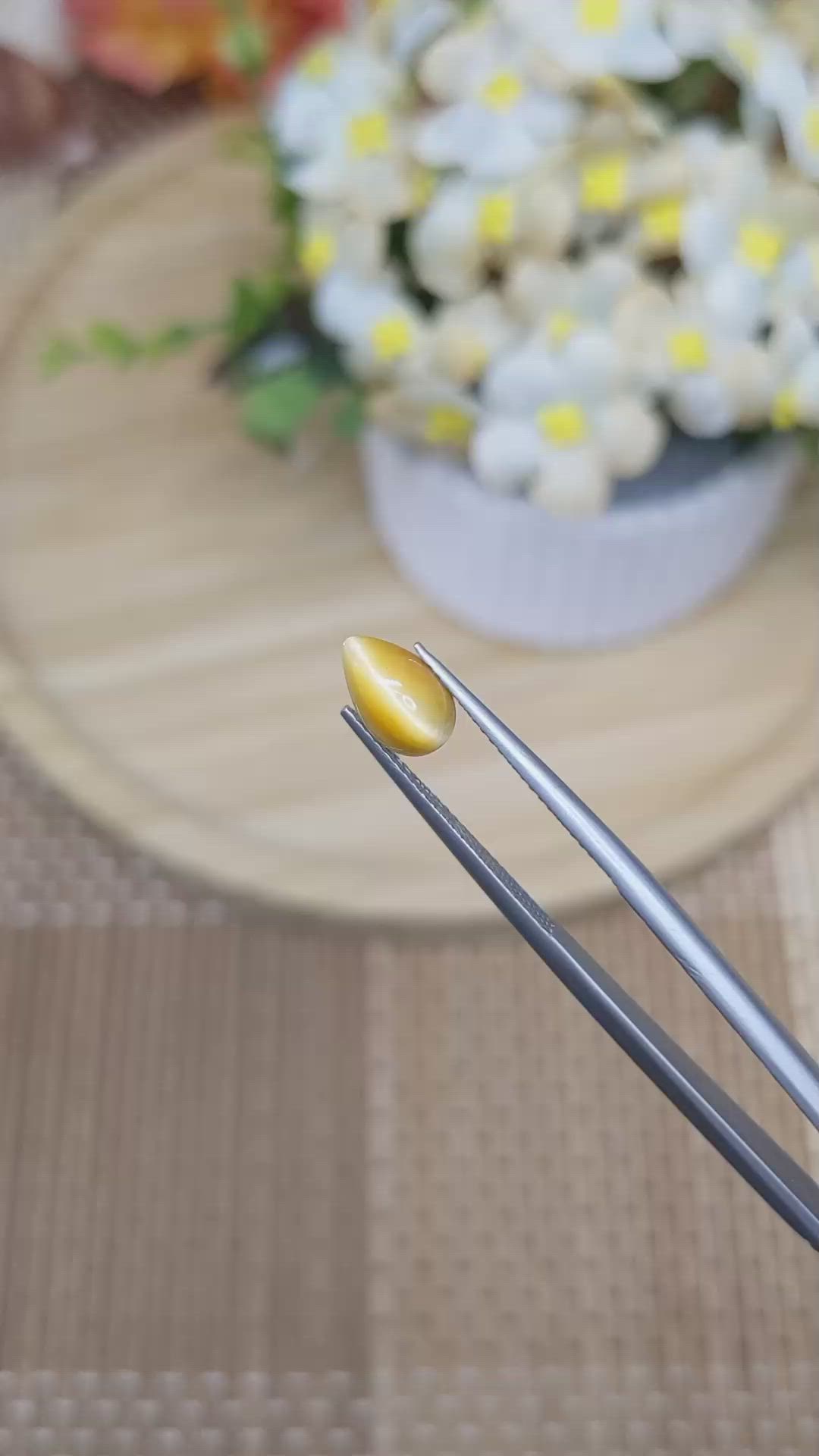 1.17 Ct. Cabochon Tiger's Eye from South Africa Size Video
