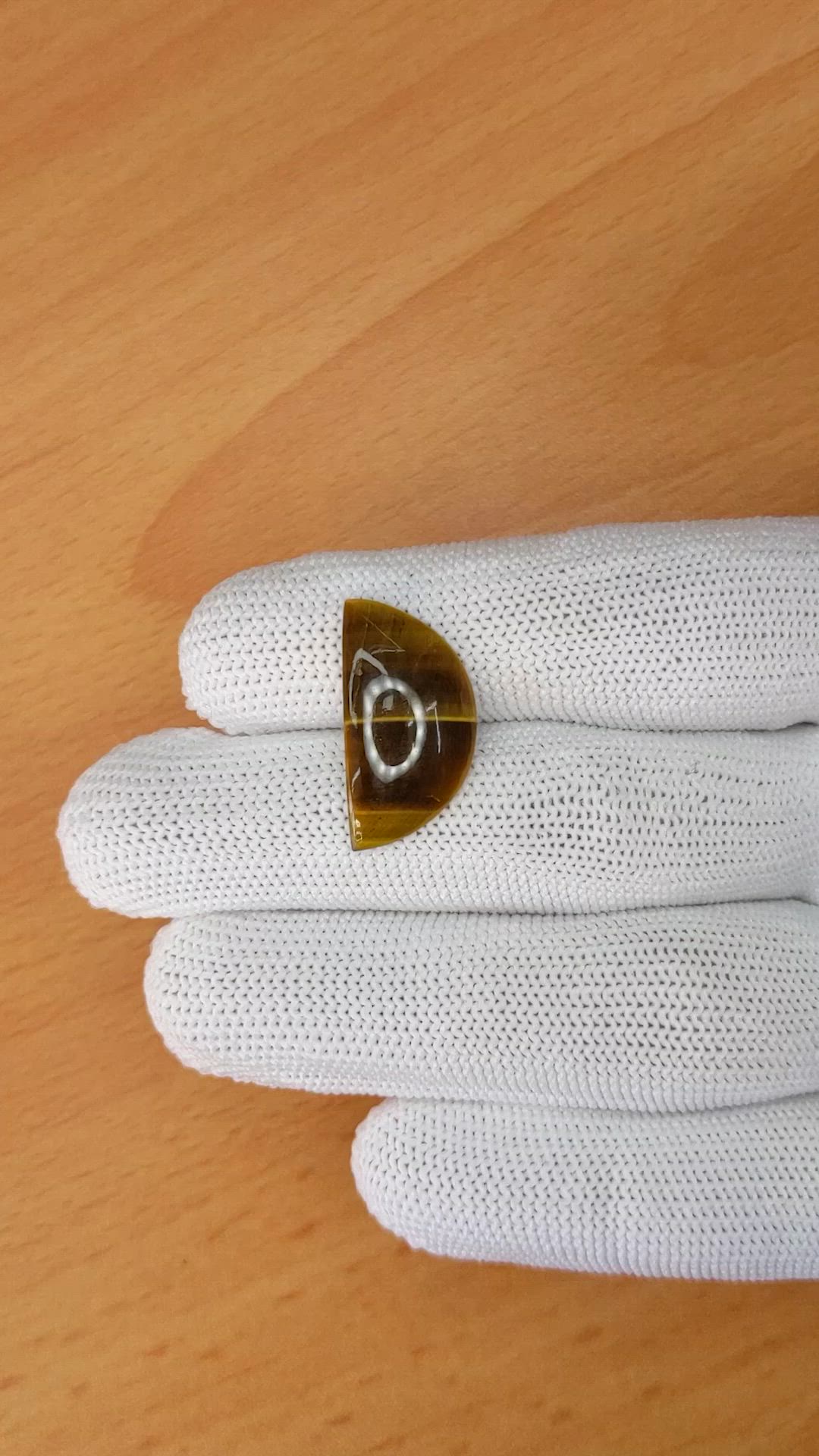 6.32 Ct. Tiger's Eye from South Africa Size Video
