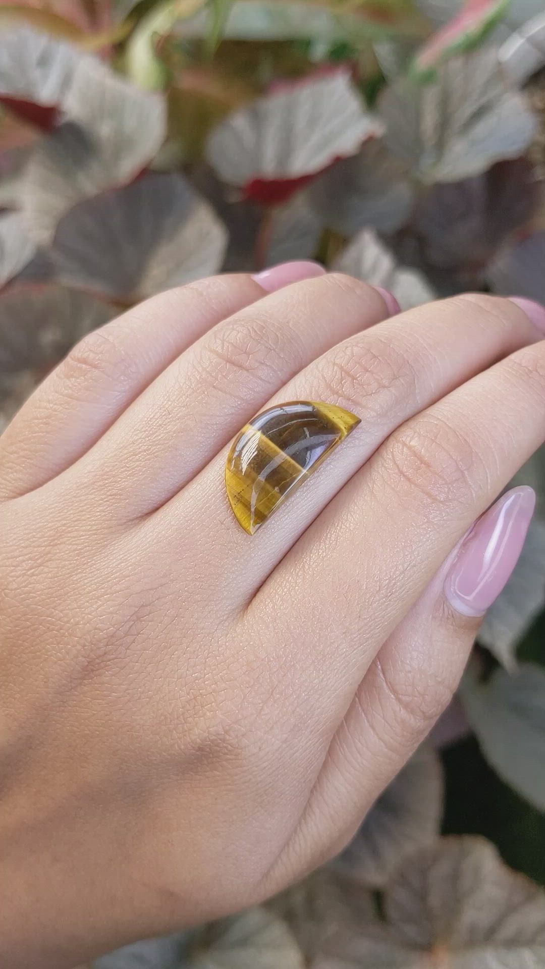 6.32 Ct. Tiger's Eye from South Africa Size Video