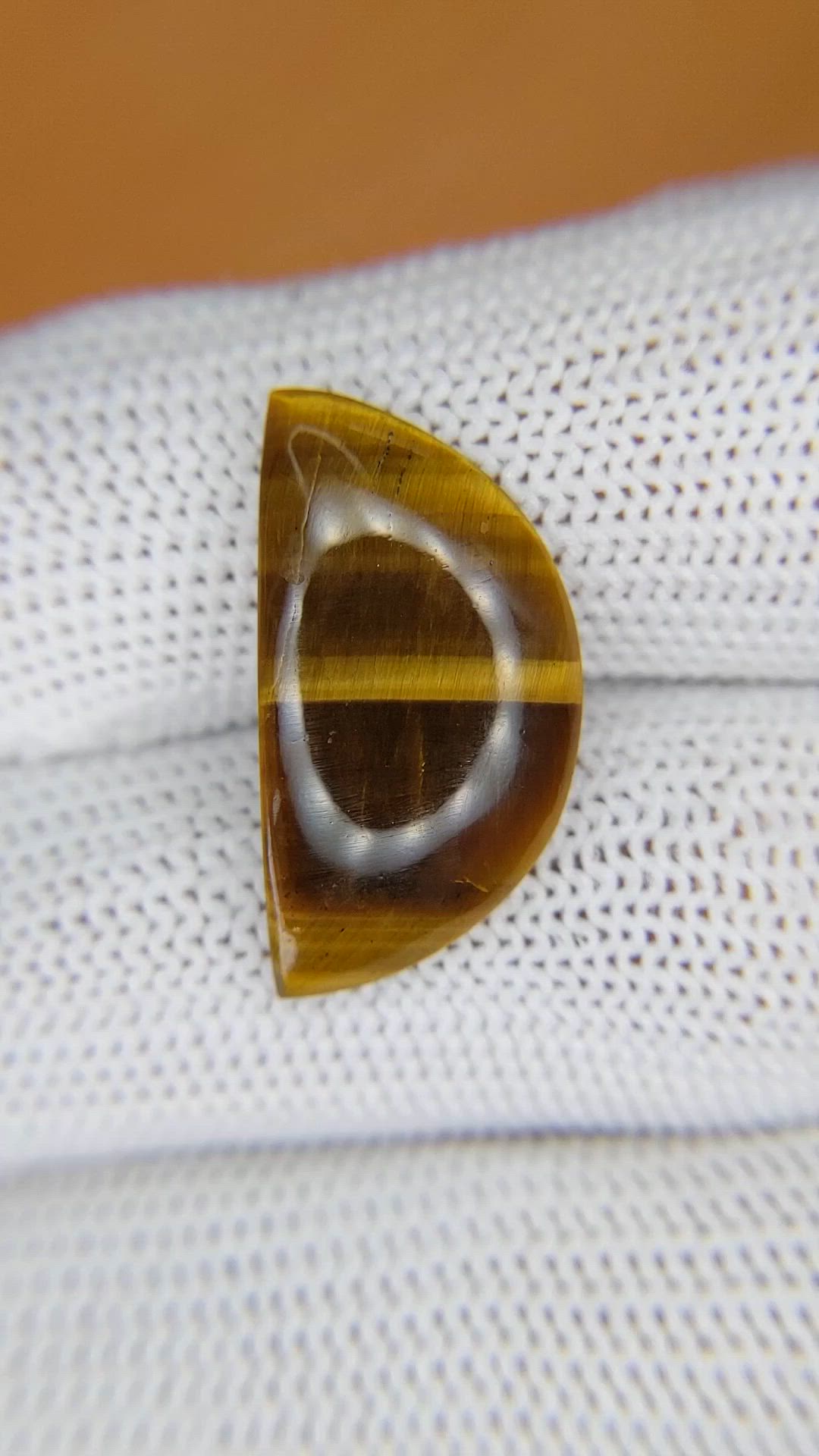 6.32 Ct. Tiger's Eye from South Africa Size Video
