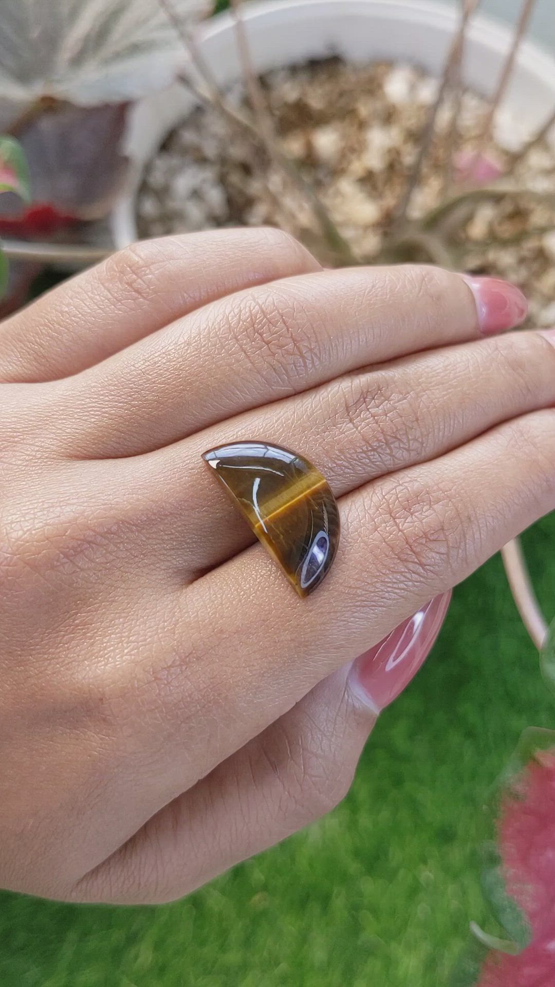 6.36 Ct. Tiger's Eye from South Africa Size Video