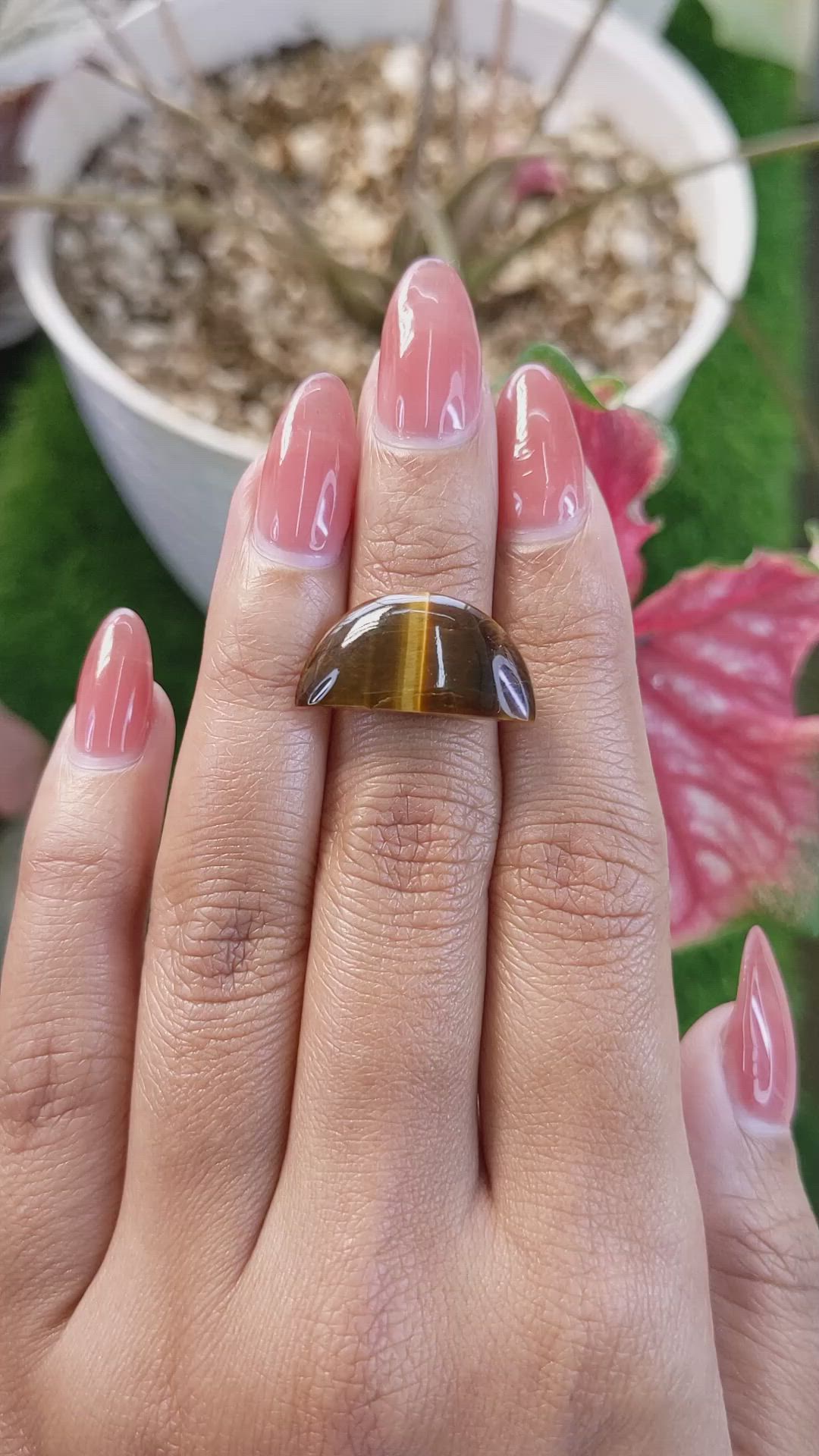 6.36 Ct. Tiger's Eye from South Africa Size Video