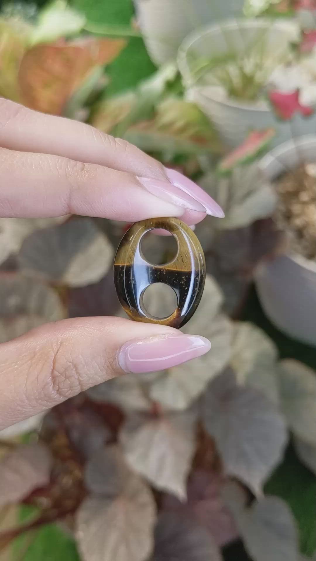 23.85 Ct. Cabochon Tiger's Eye from South Africa Size Video